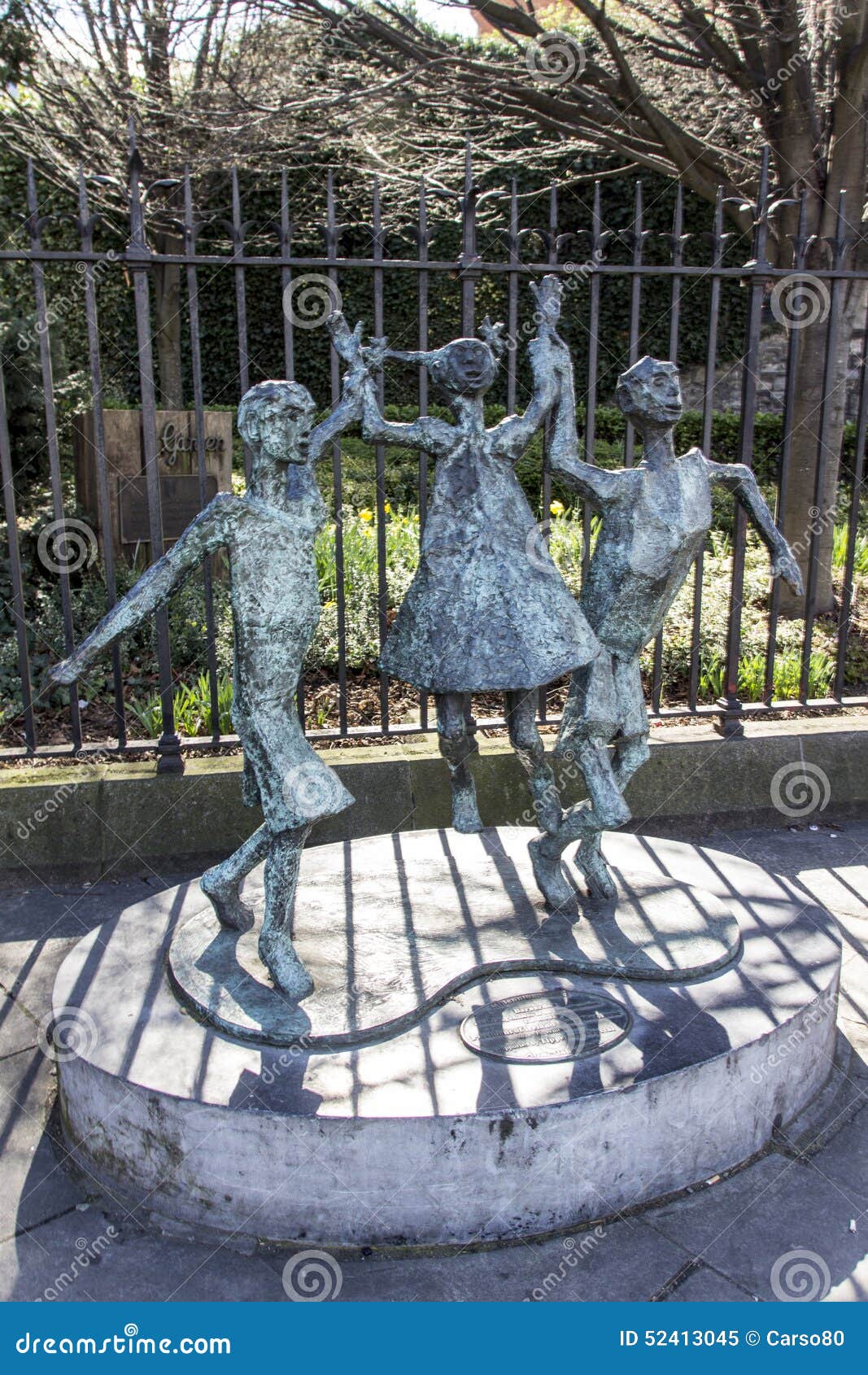 Millennium Child Statue  In Dublin  Ireland  2021 Stock 