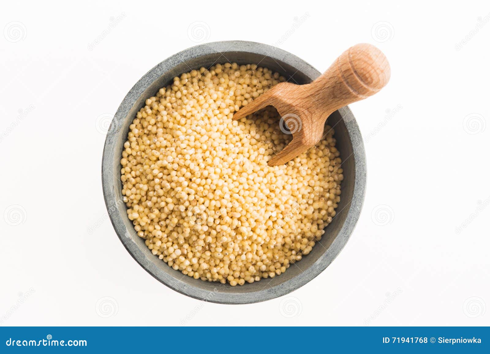 Millet groats on white stock photo. Image of organic 71941768