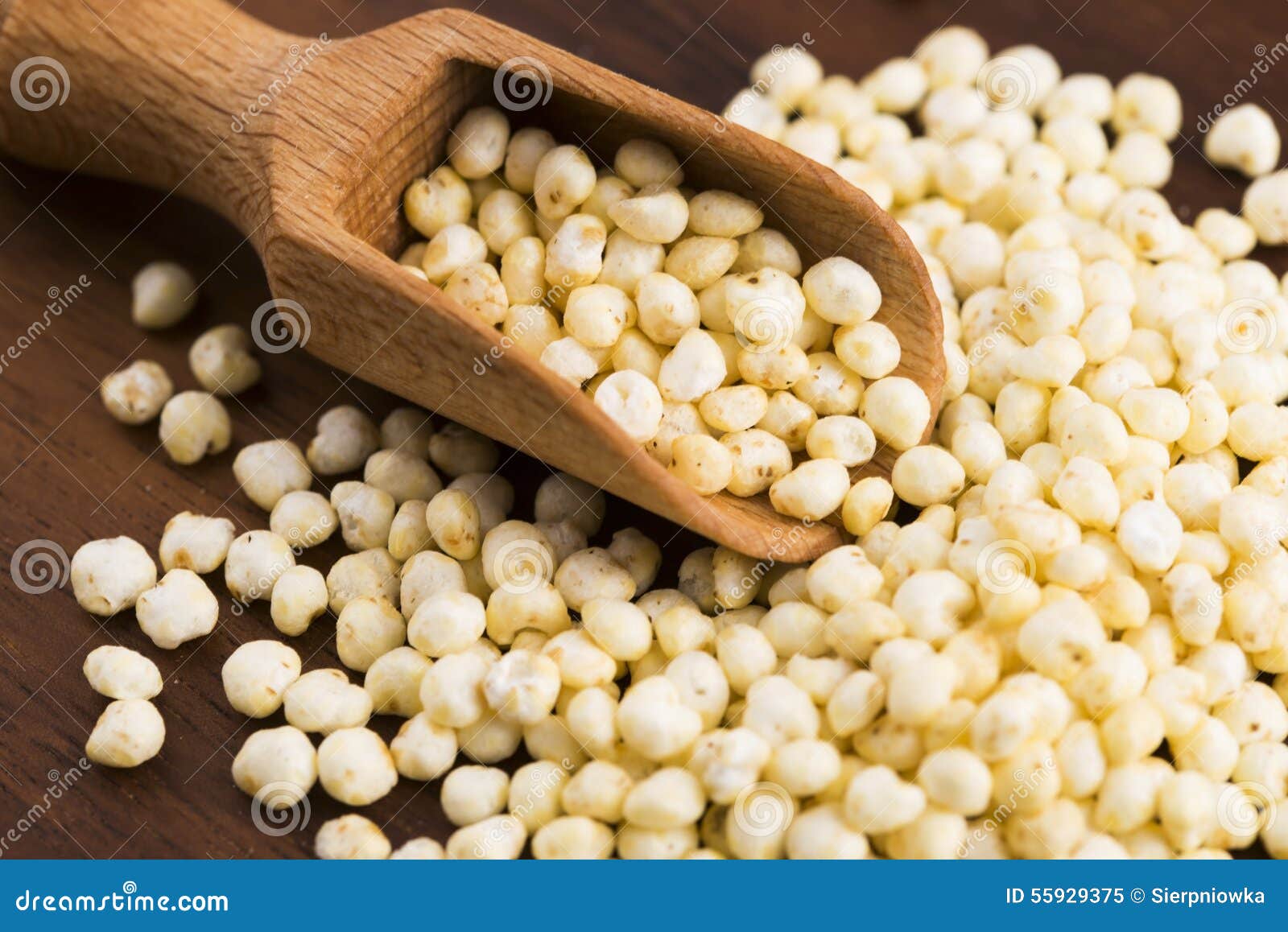 Millet popping stock image. Image of wheat, popped, millet 55929375