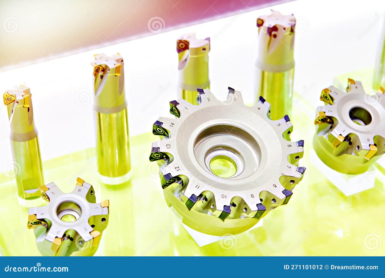 Milling cutters in store stock photo. Image of precision 271101012