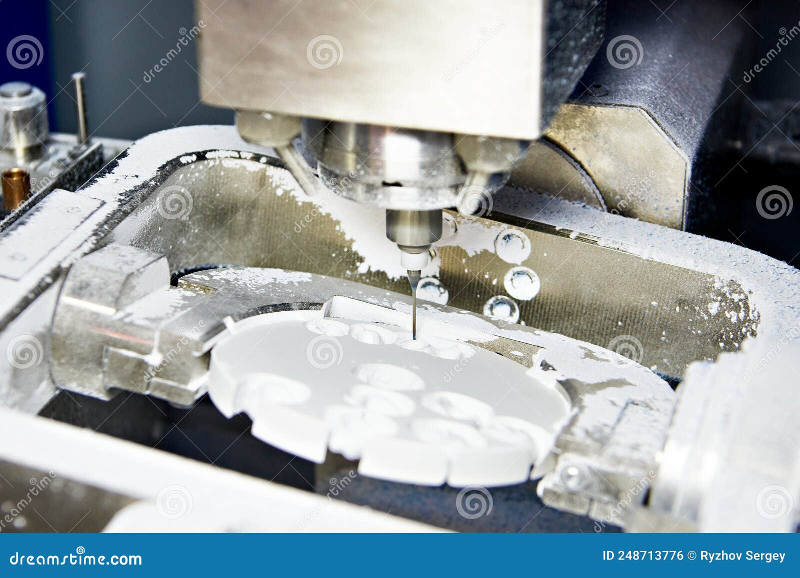 Milling Machine Dental Crowns Stock Photo Image of dental, machine