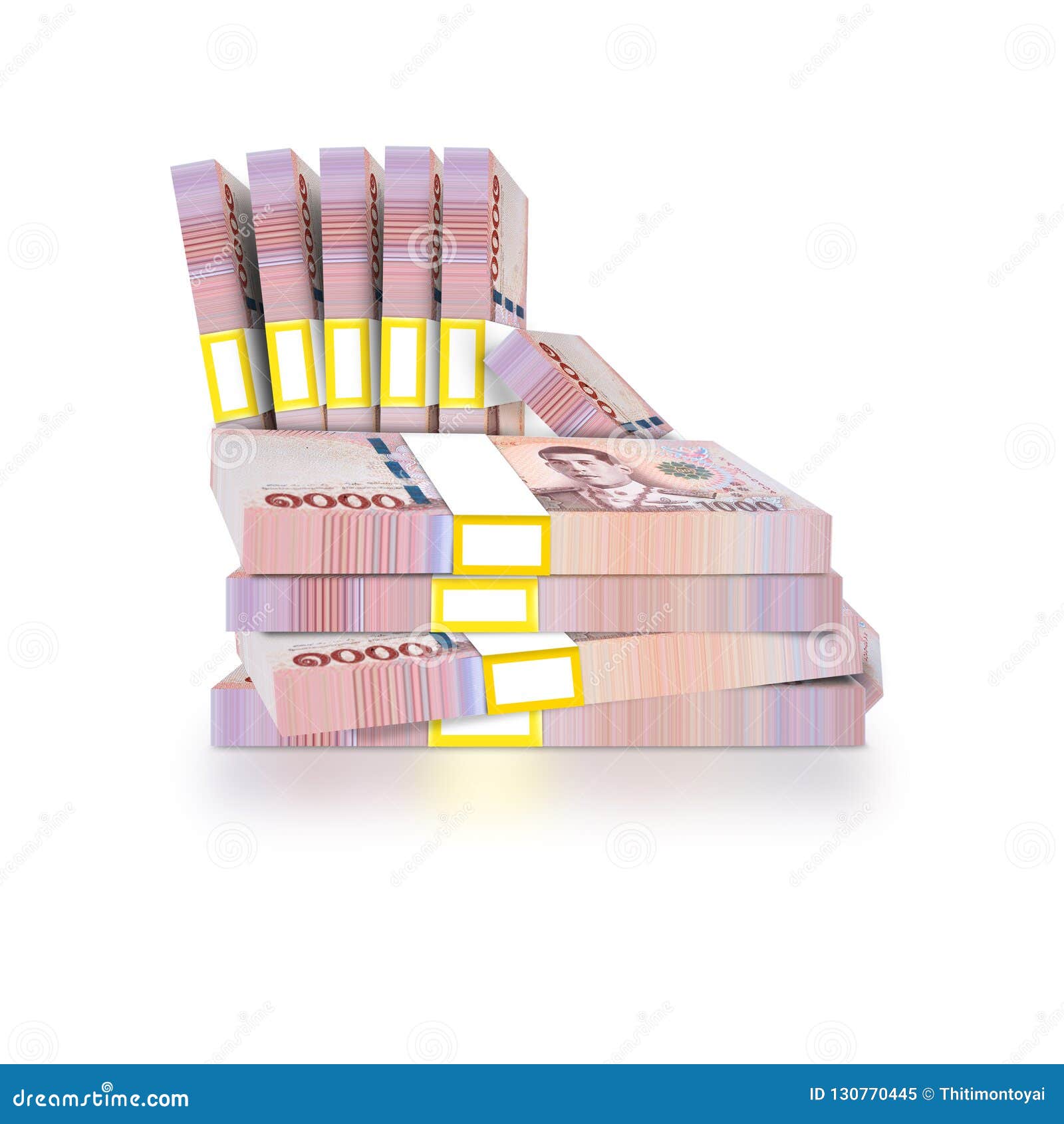 1 Million Baht .1000000 Baht. New Banknotes 2018. Stock Illustration -  Illustration of 1000000, barter: 130770445