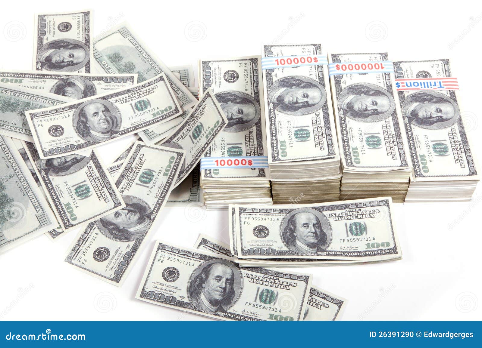 Million Dollar stockfoto. Bild von schuld, investition 26391290