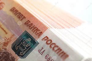 Million Russian Rubles The Concept Of Wealth Profits Business And 