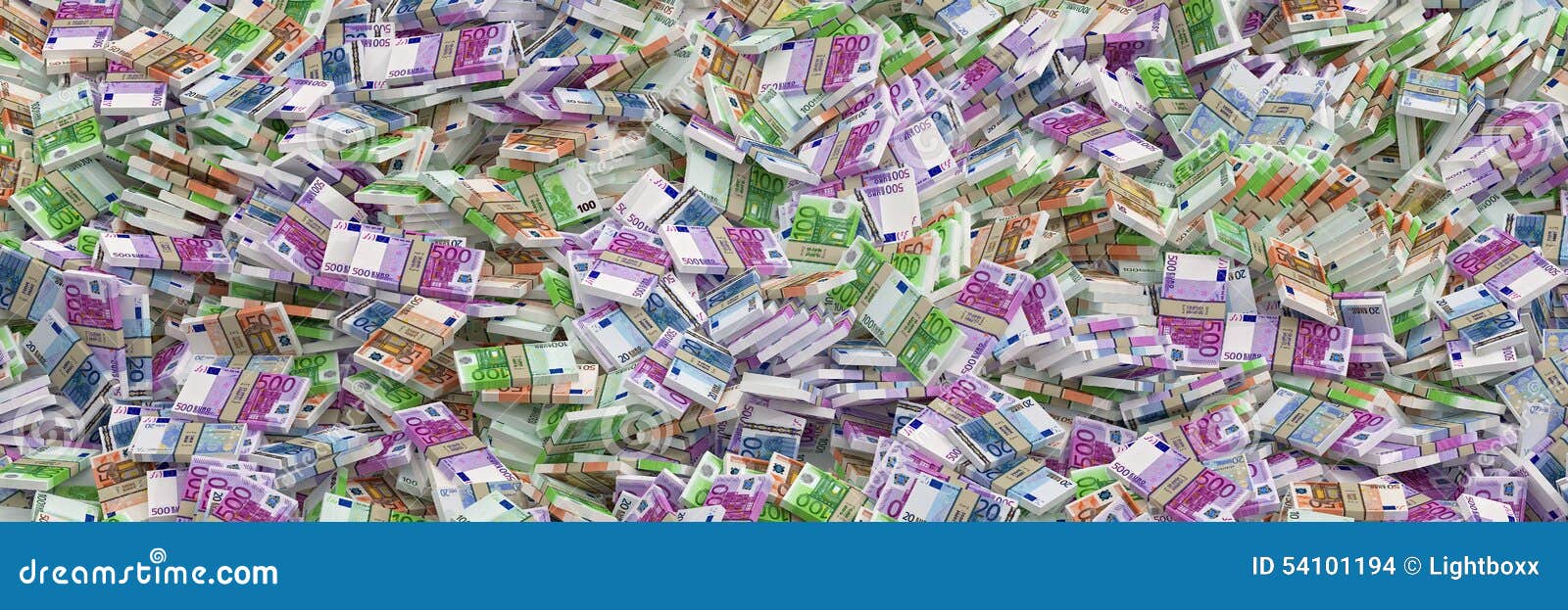 millions of euros - euro banknotes