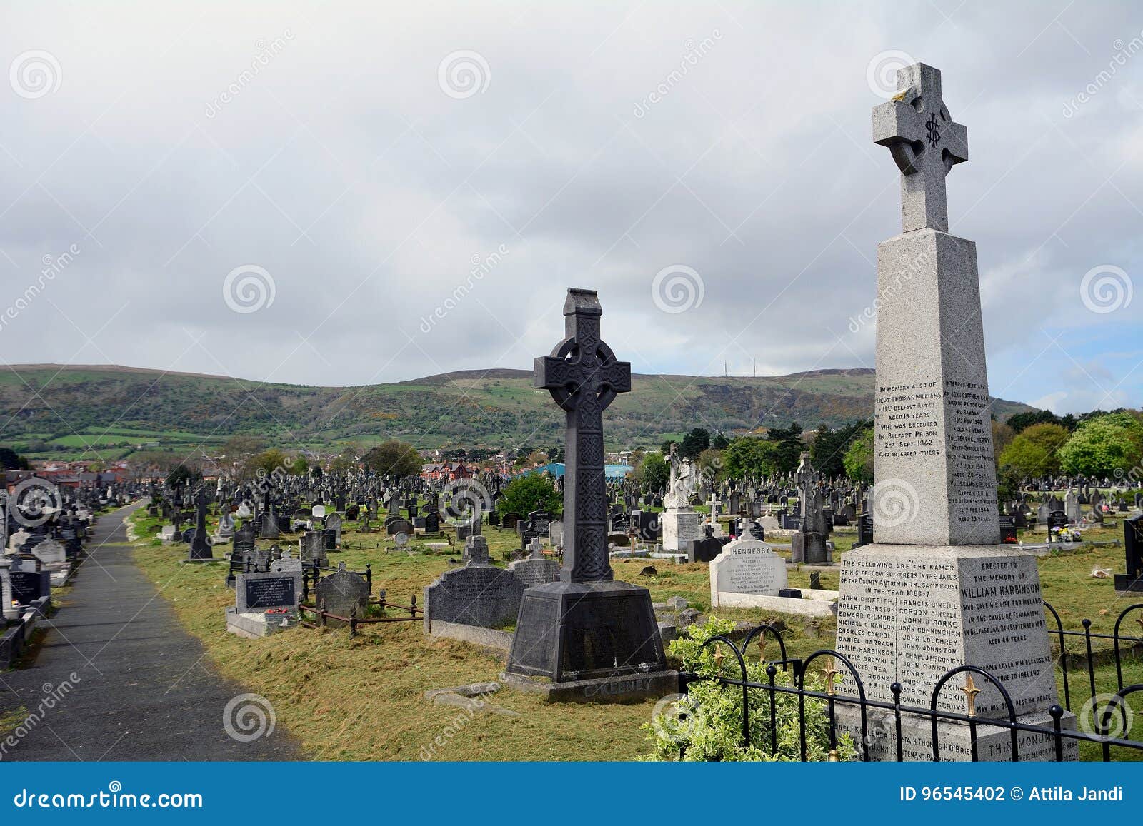 Milltown Cemetery, Belfast, Northern Ireland Editorial Photography ...