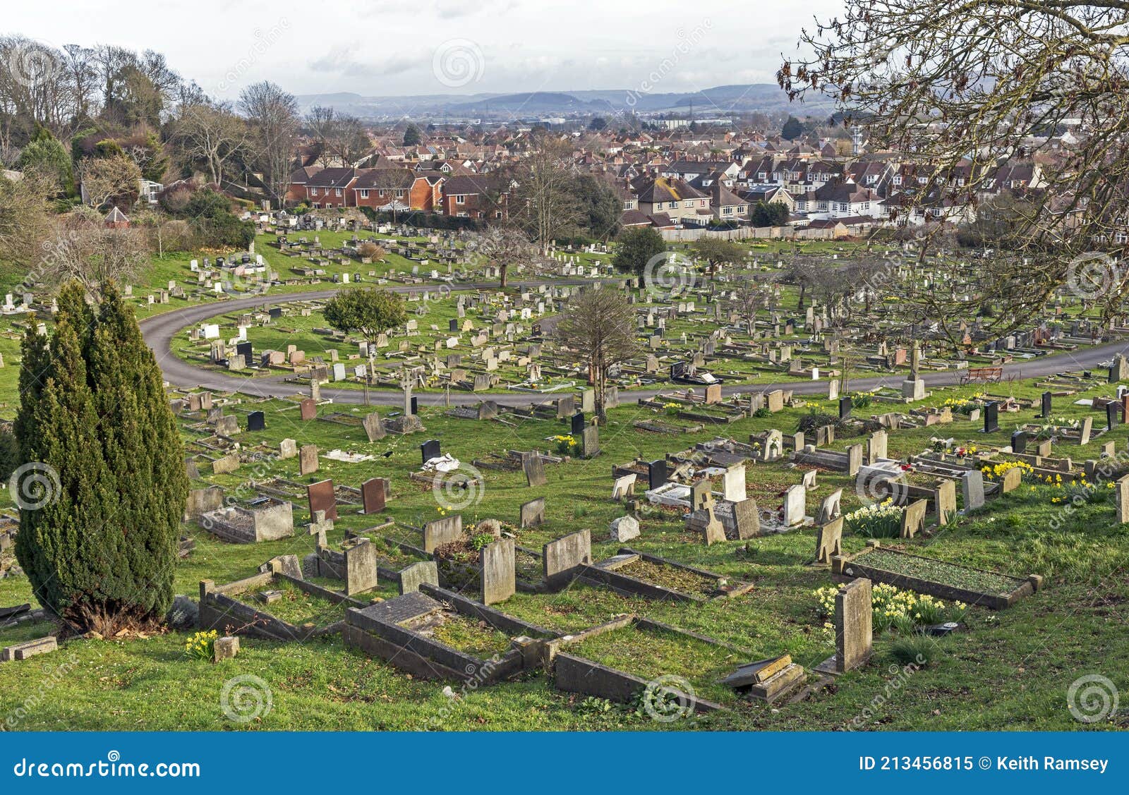 Milton Road Cemetery stock image. Image of urban, grave 213456815
