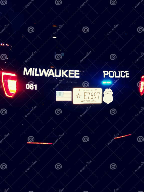 Milwaukee Police Department Editorial Stock Image Image of milwaukee