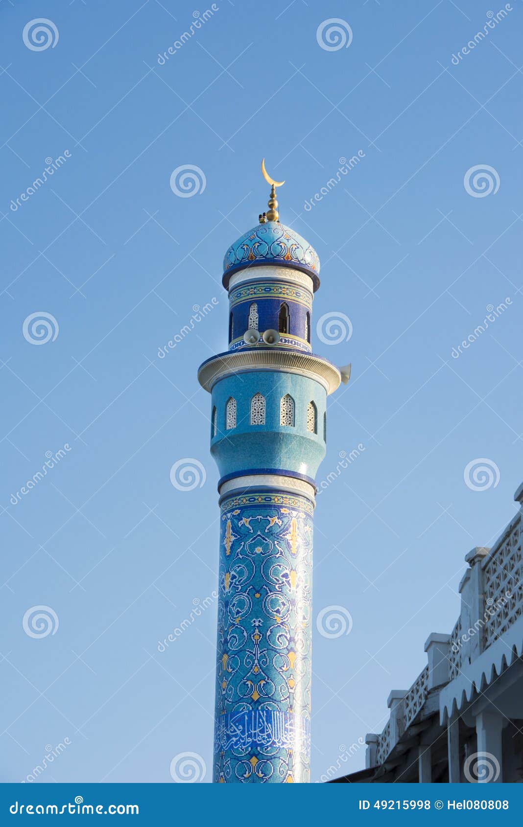 minaret in muscat, oman