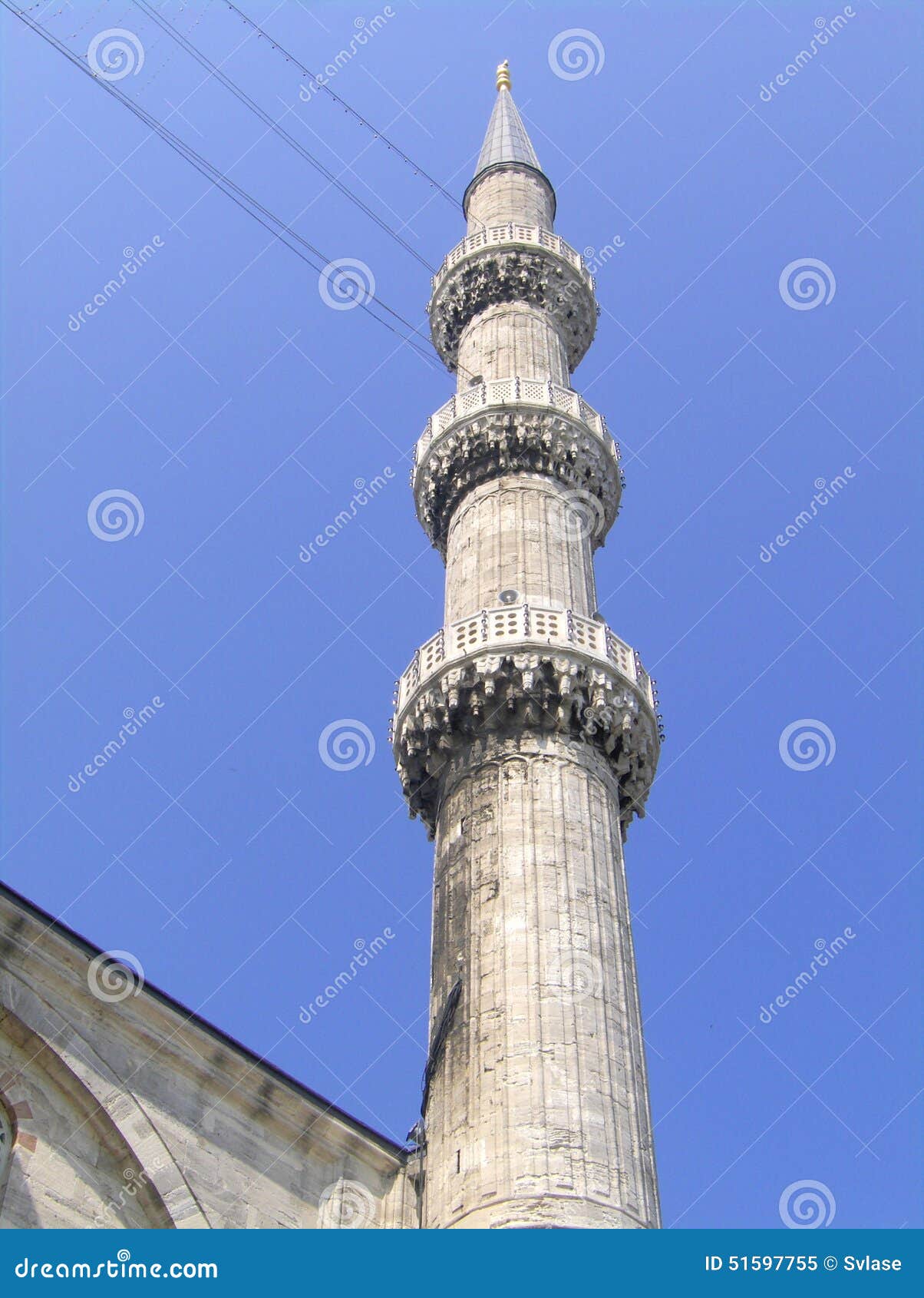 minaret of sultan ahmed mosque