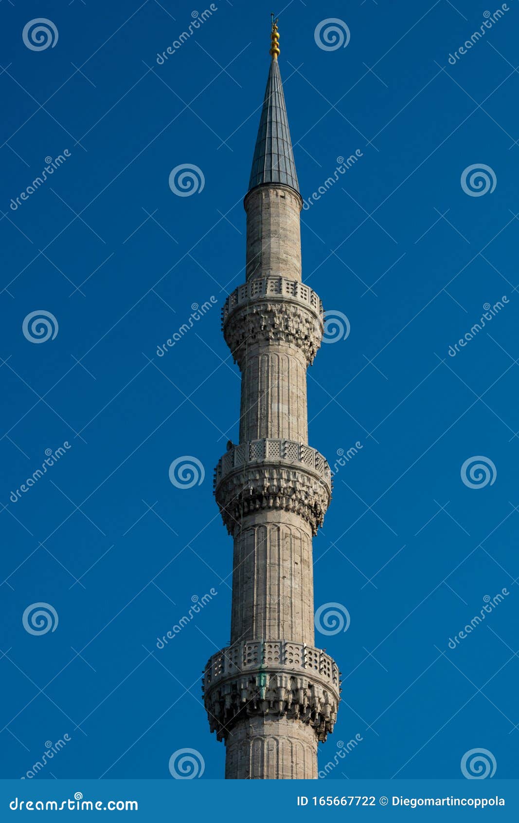 minaret of sultan ahmed mosque sultan ahmet camii also known as the blue mosque