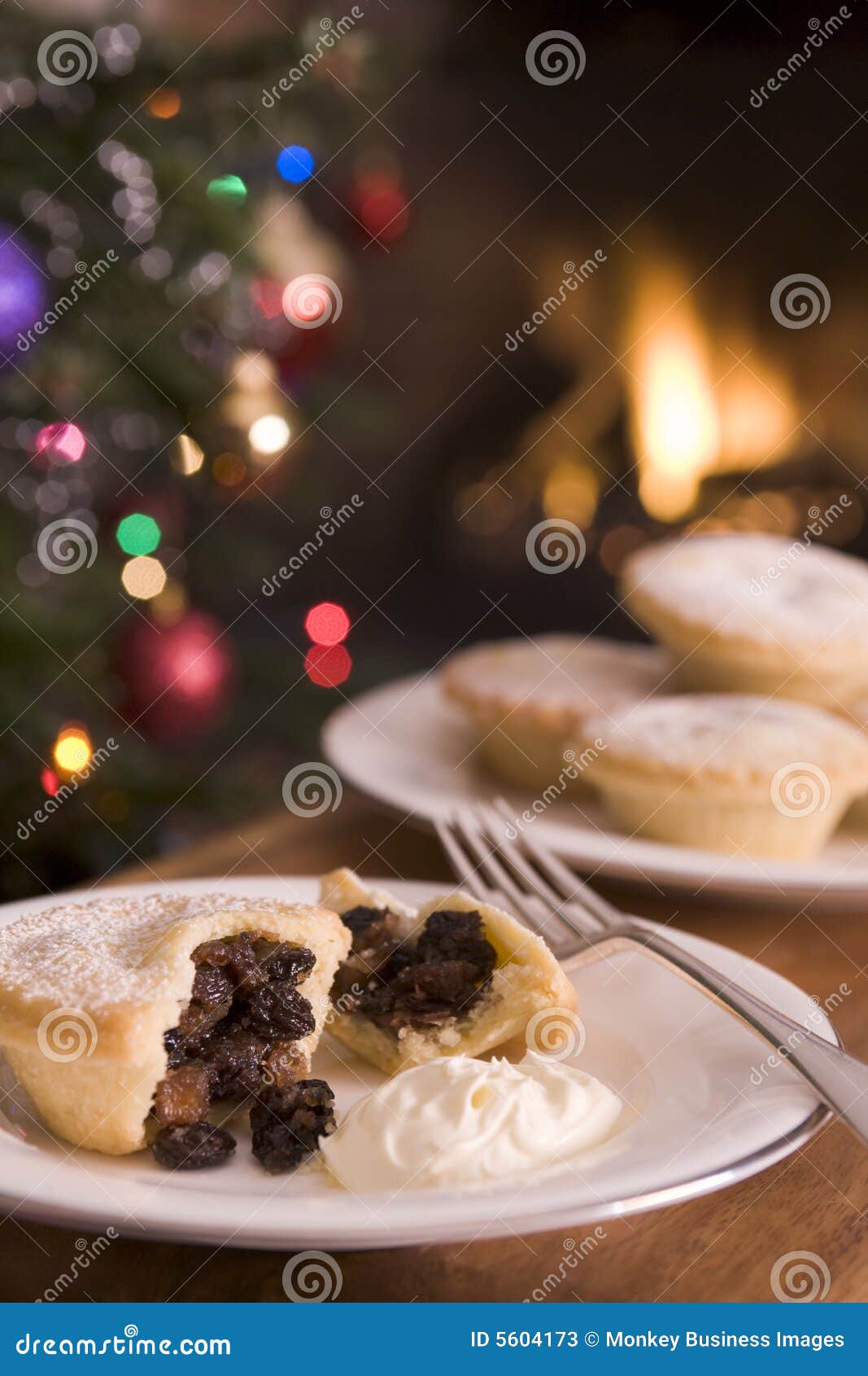 Mince Pie with Brandy Cream Stock Image Image of bakery, english 5604173