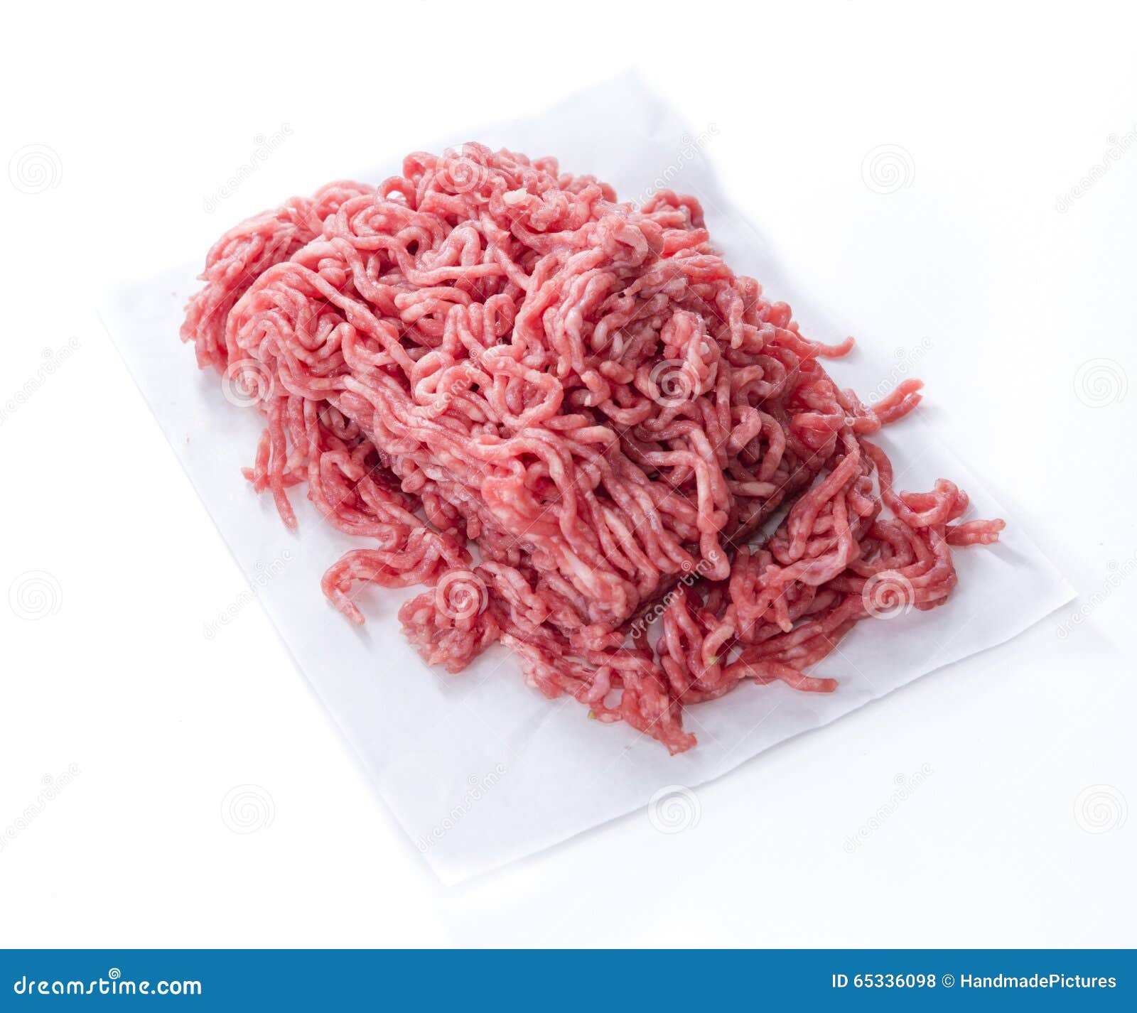 Minced Meat (isolated on White) Stock Photo Image of healthy, food