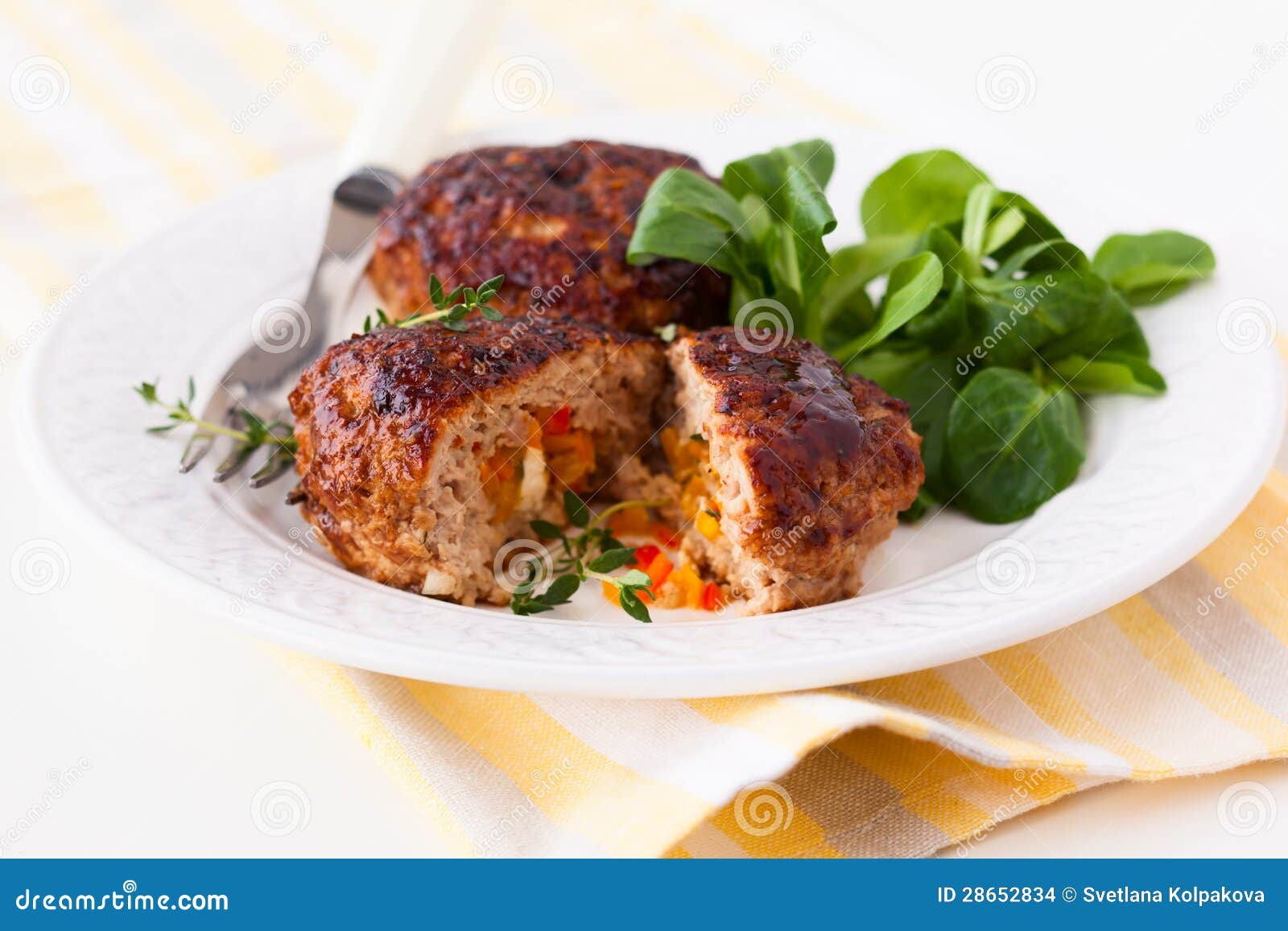 Minced meat patties stock photo. Image of plate, mince 28652834
