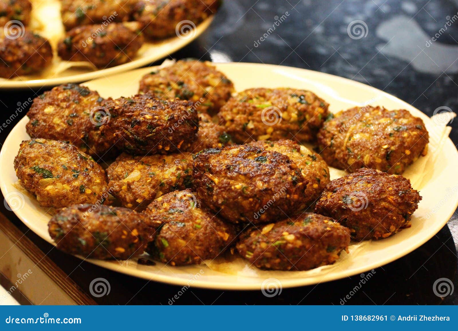 Minced Meat Patties, Fried with Spices and Vegetables Stock Image Image of fried, pork 138682961