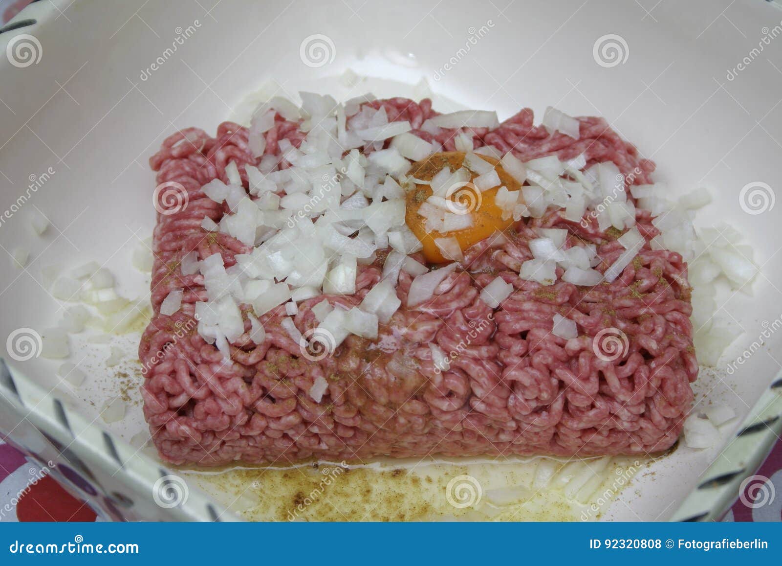 Minced meat stock photo. Image of recipe, eggs, cuisine 92320808