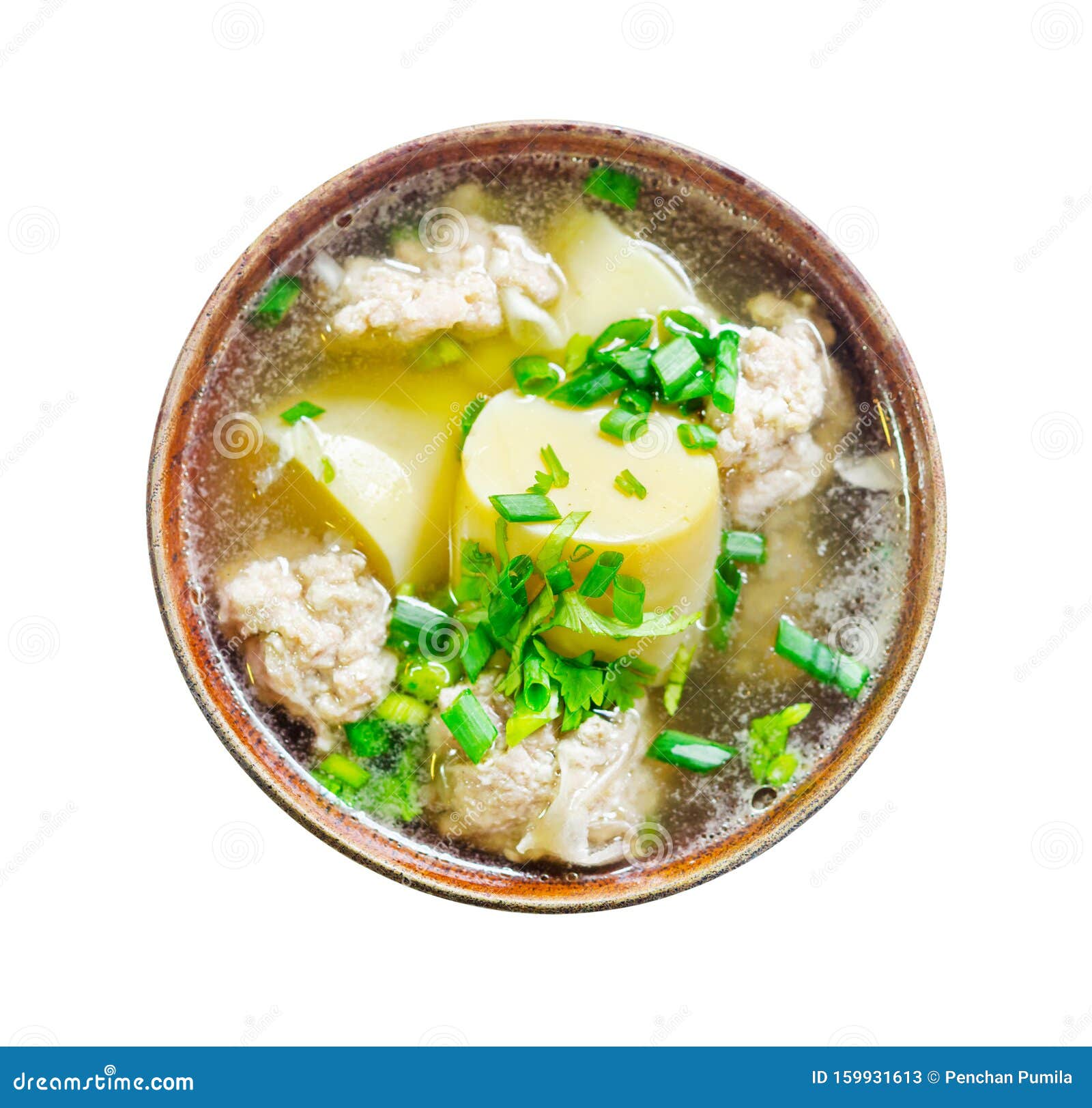 Soup Pot With Clipping Path Stock Photo - Download Image Now