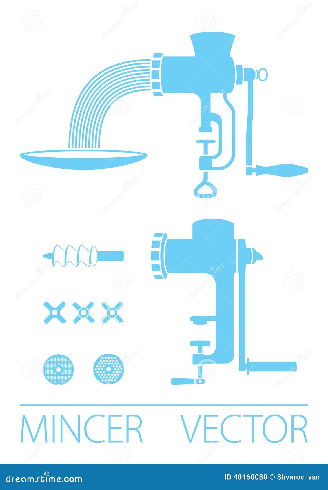 Mincer stock vector. Illustration of fashioned, single 40160080