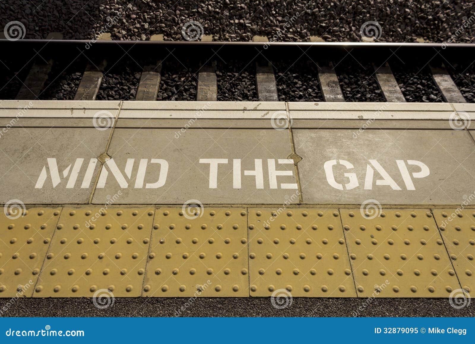 Mind the gap stock image. Image of transportation, train 32879095