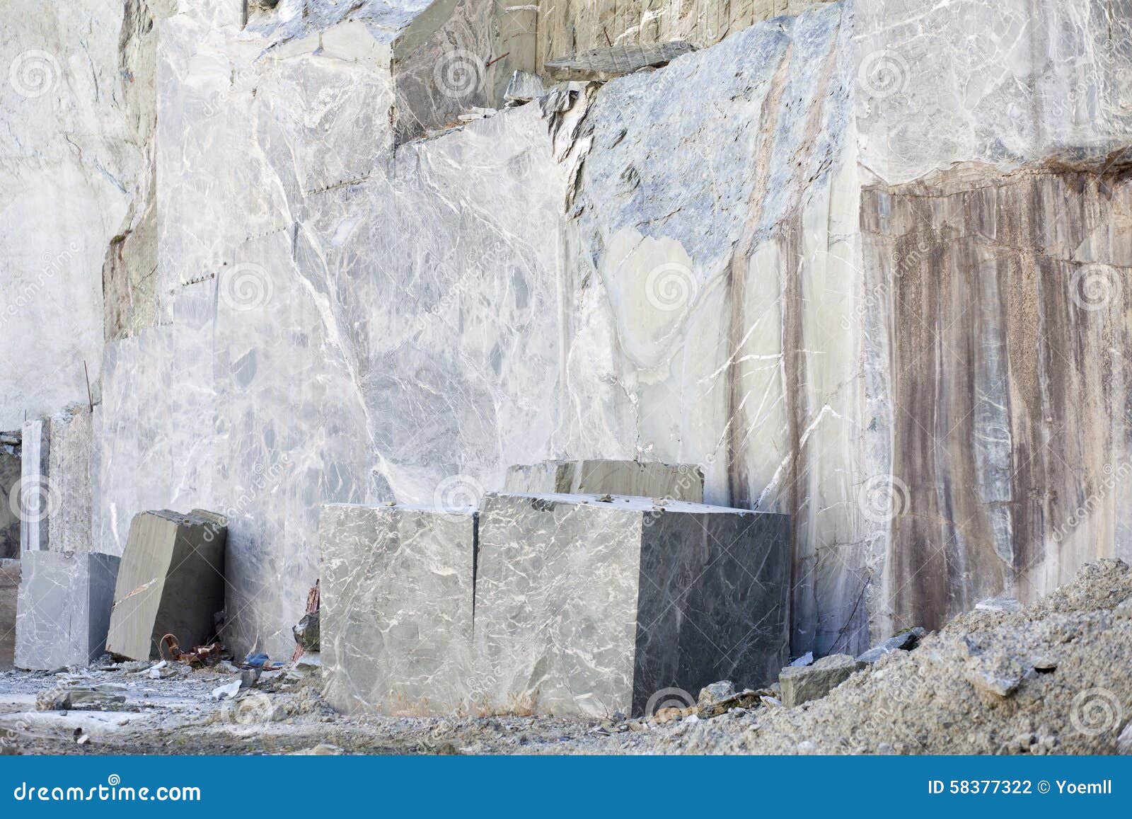 Mine quarry stock photo. Image of construction, industry 58377322