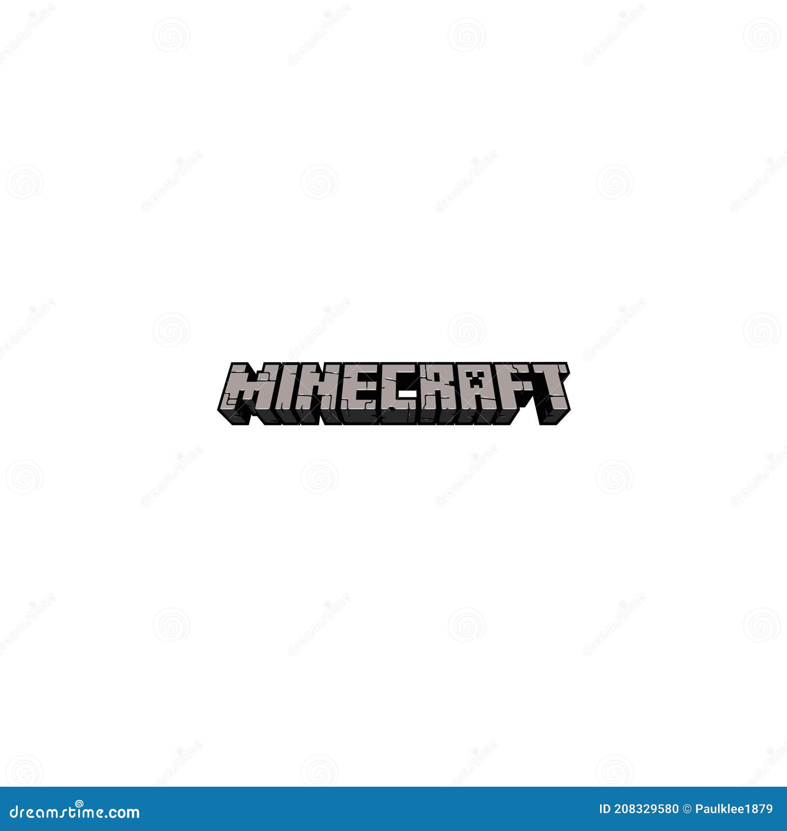 comercio Edición testimonio Minecraft Logo Editorial Ilustrativo Sobre Fondo Blanco Imagen editorial -  Ilustración de microsoft, fondo: 208329580