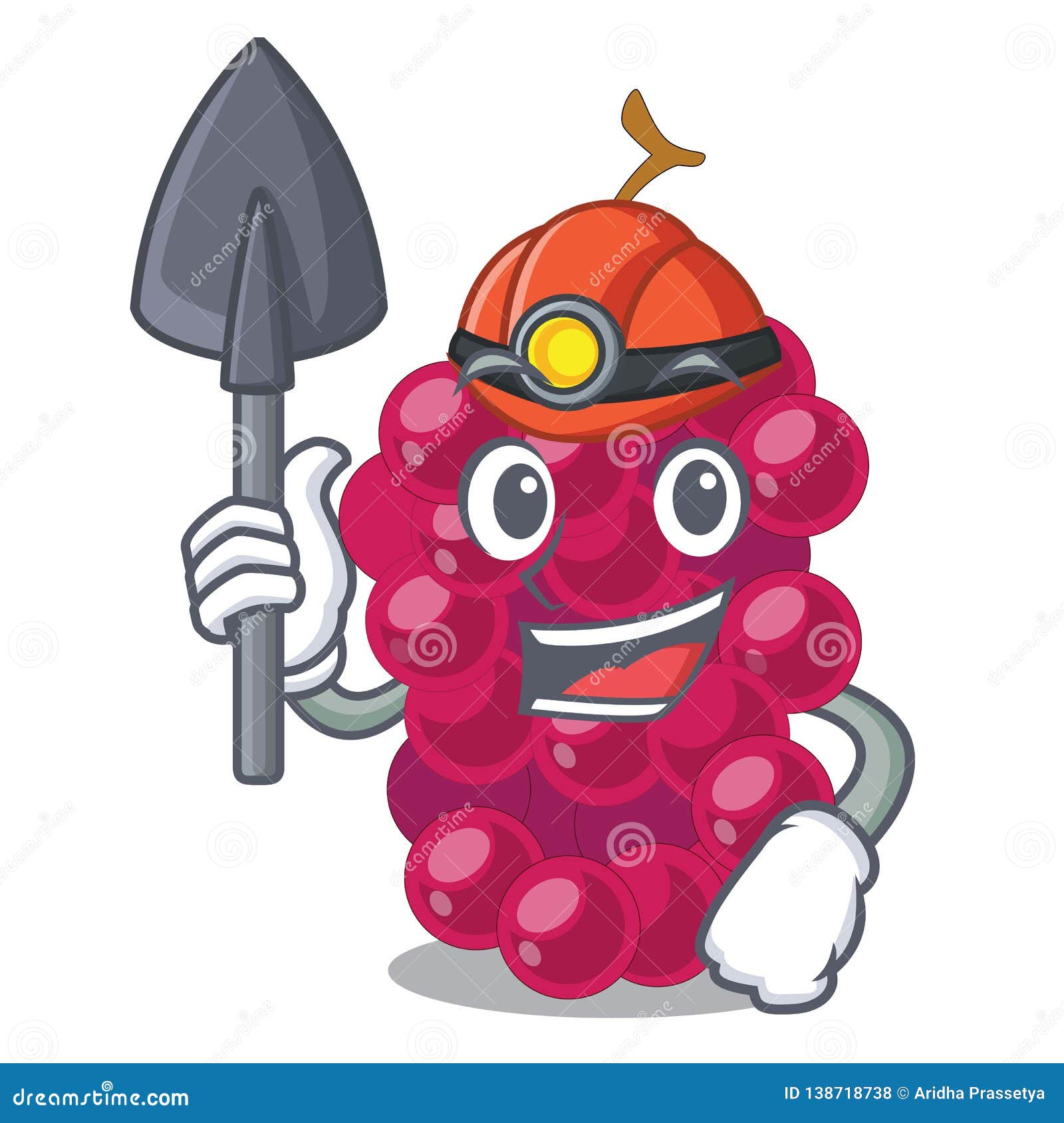 miner mulbery fruit slices above mascot bowl