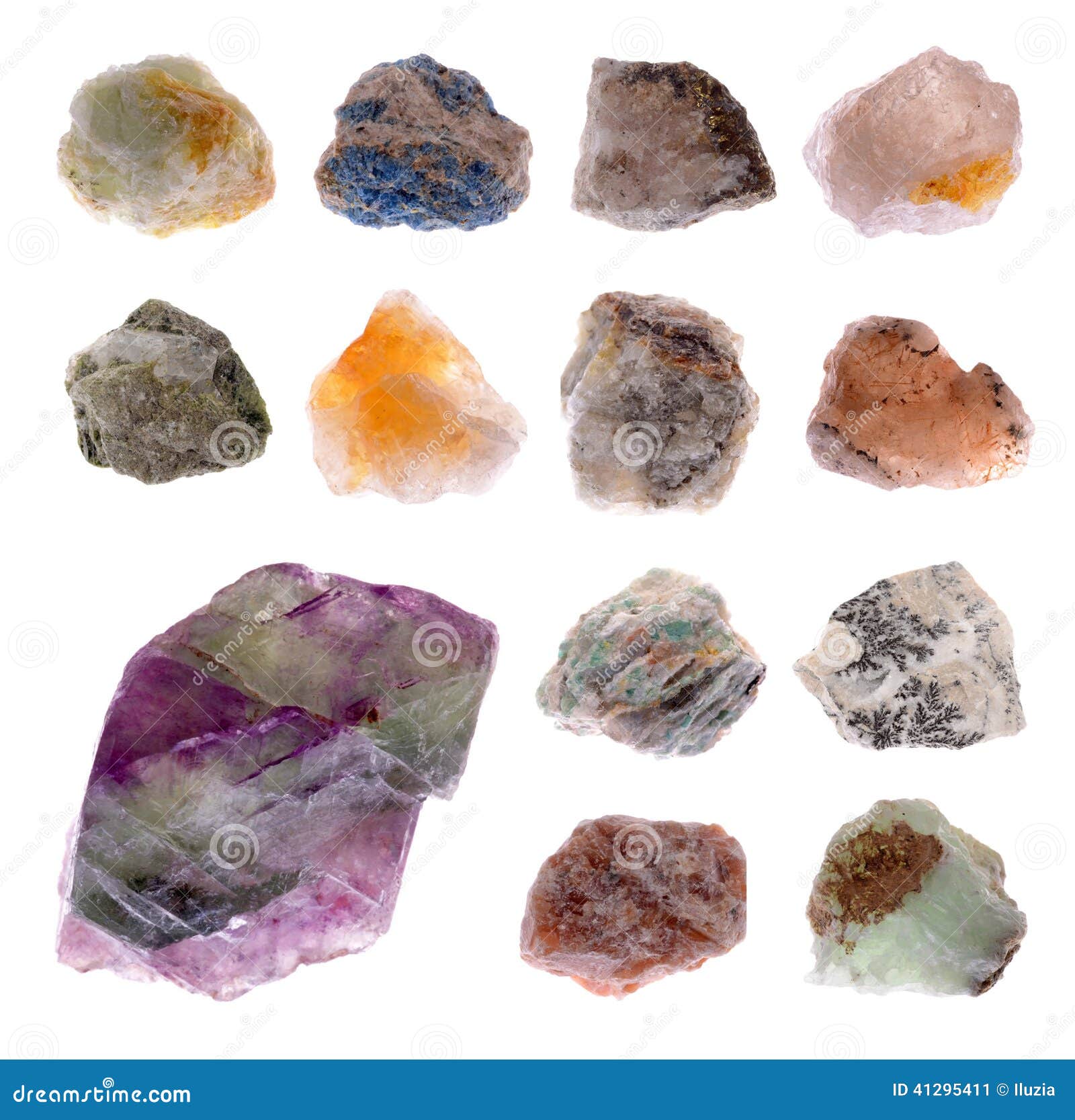 Mineral collection stock image. Image of color, mineral - 41295411