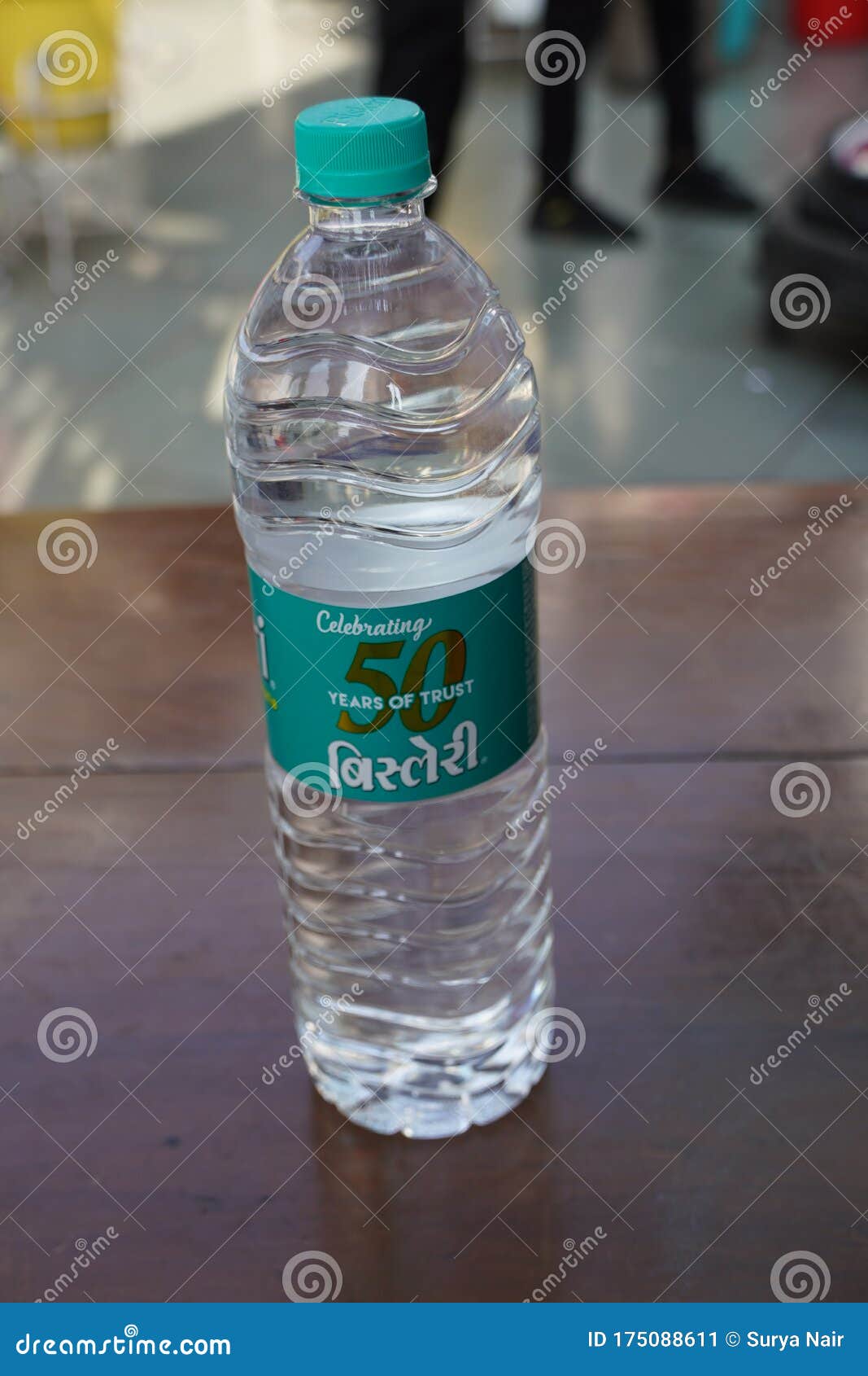 Disposable Plastic Water Cups On Table Stock Photo - Download