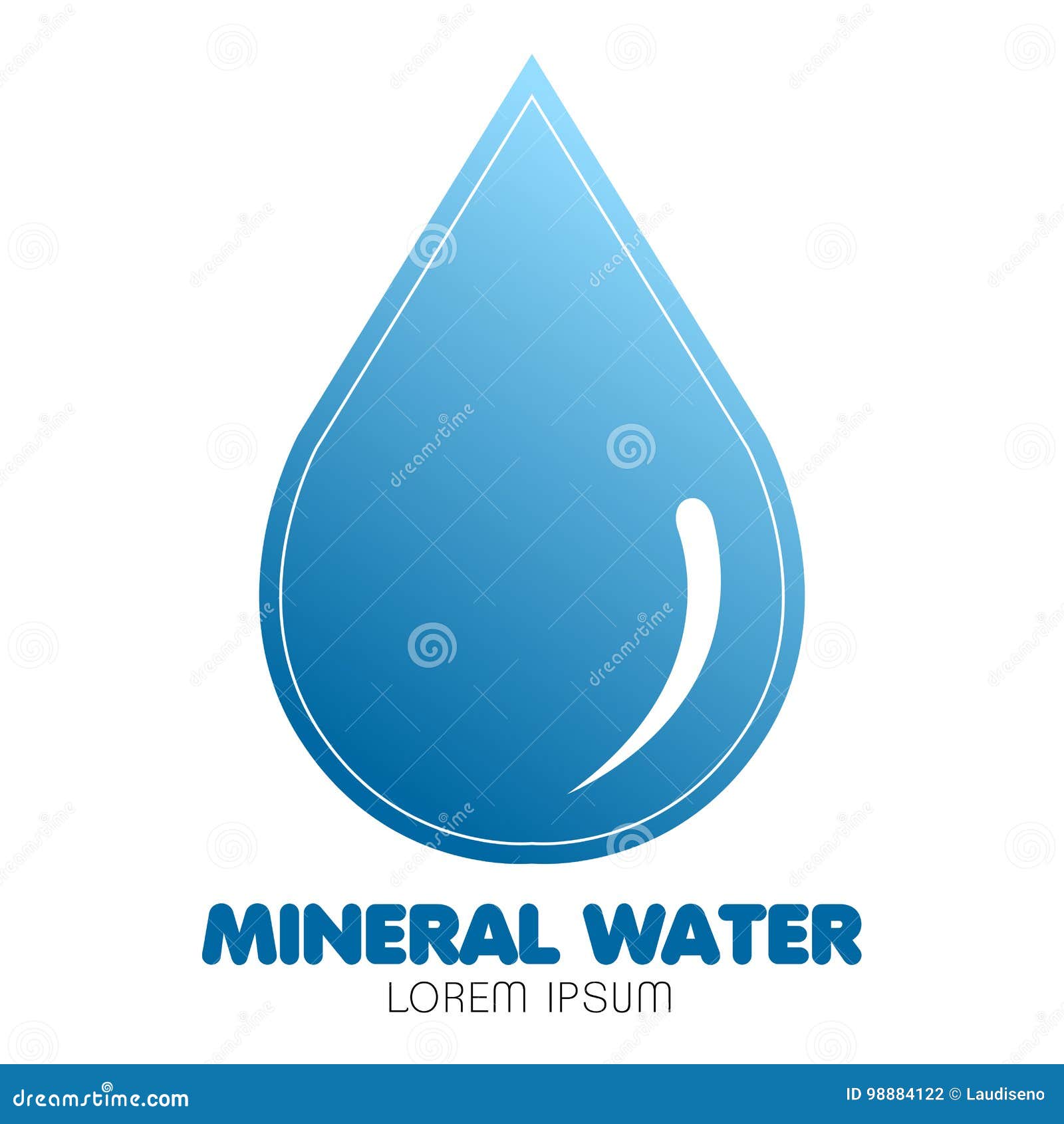 MIneral water logo stock vector. Illustration of mineral 98884122