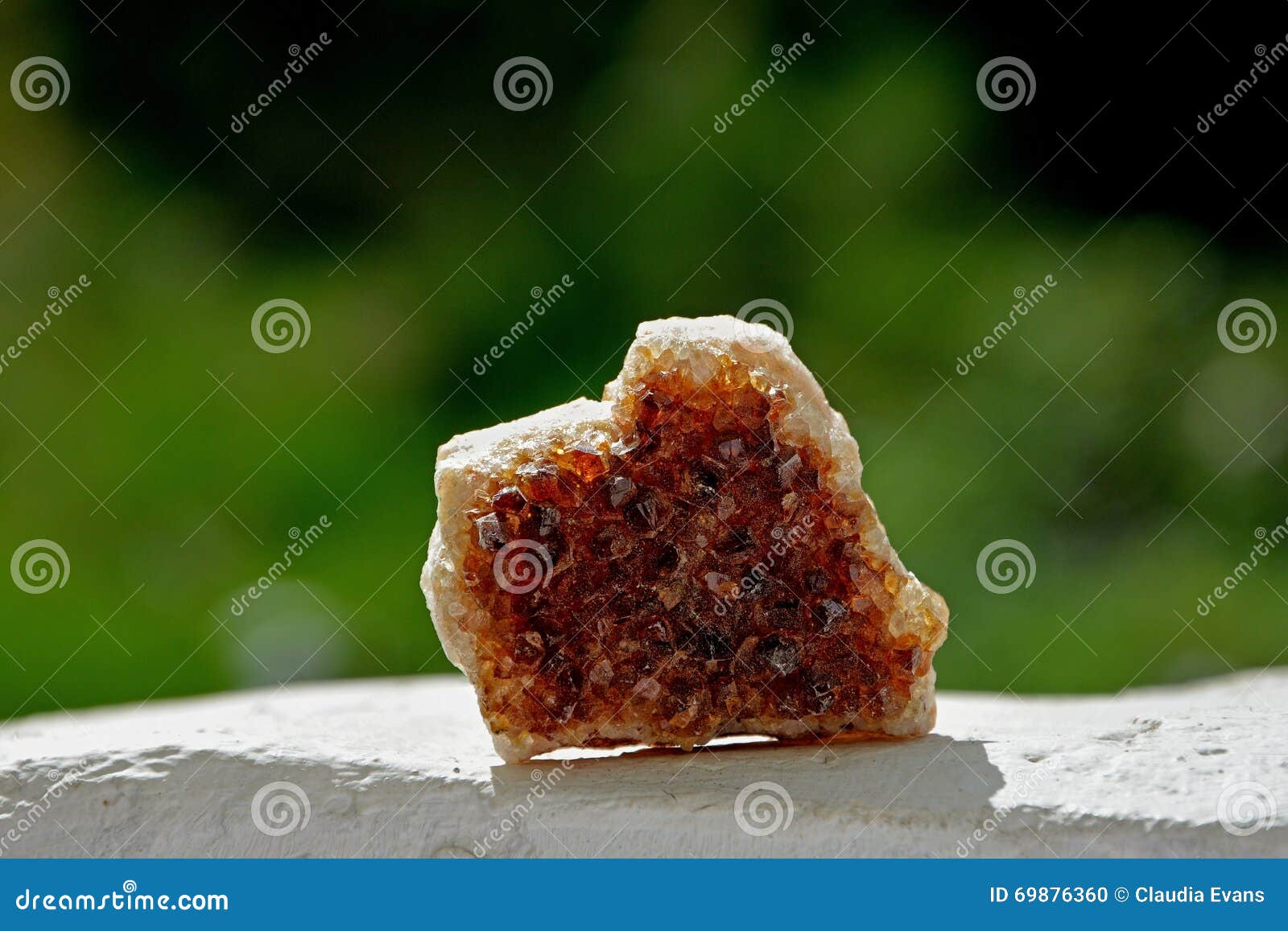 Minerals stone in brown stock photo. Image of quartz - 69876360