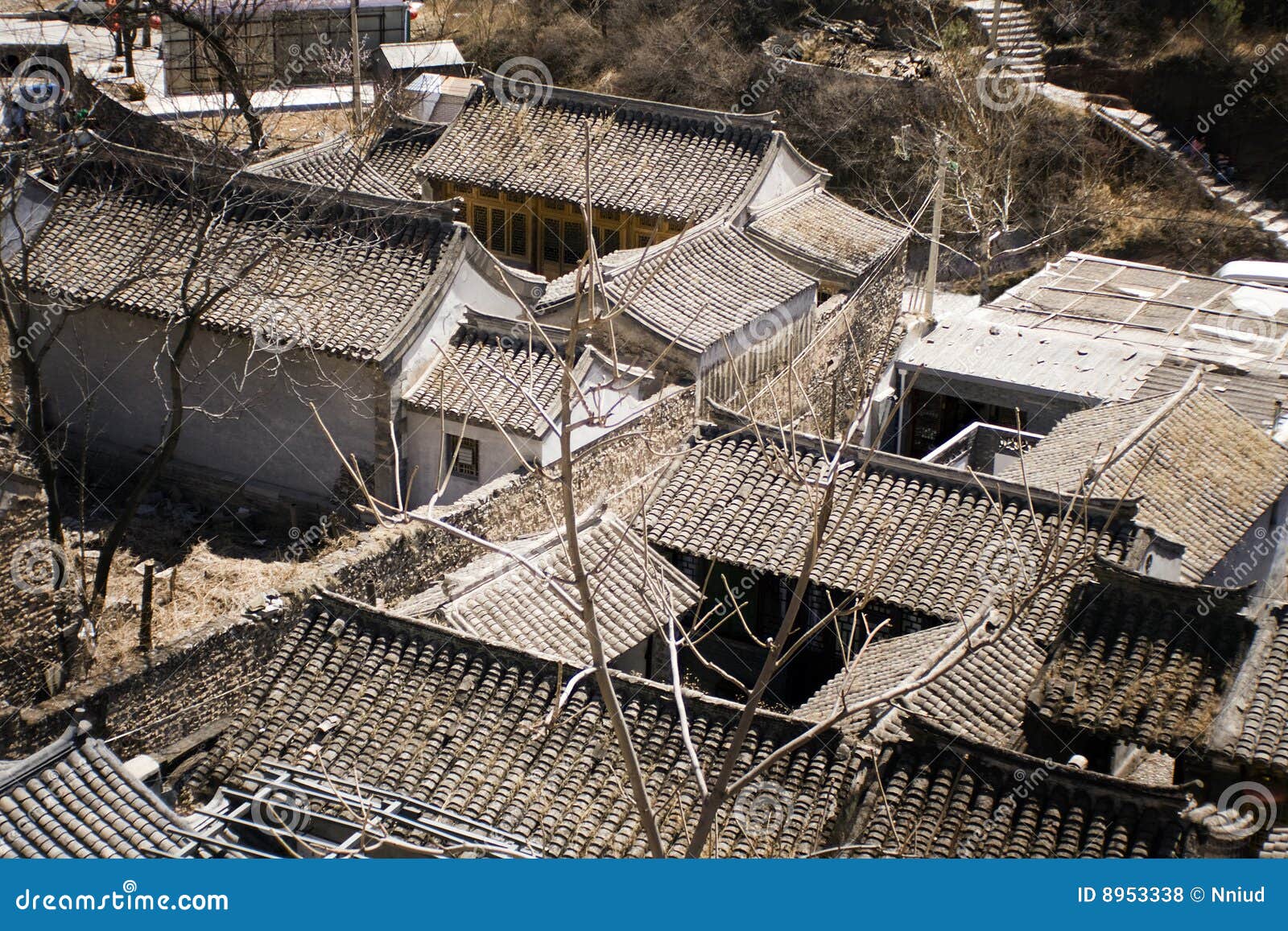 Ming De Maisons De Dynastie De Cour Type Photo stock Image du pékin, patrimoine 8953338