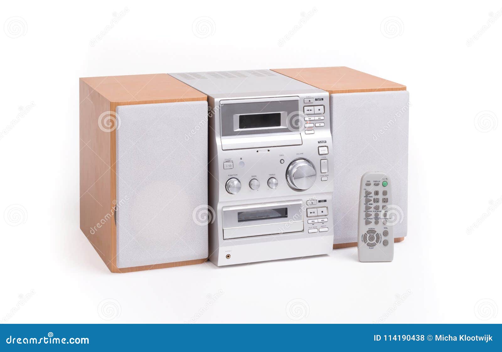 Mini audio component stock photo. Image of mini, micro 114190438