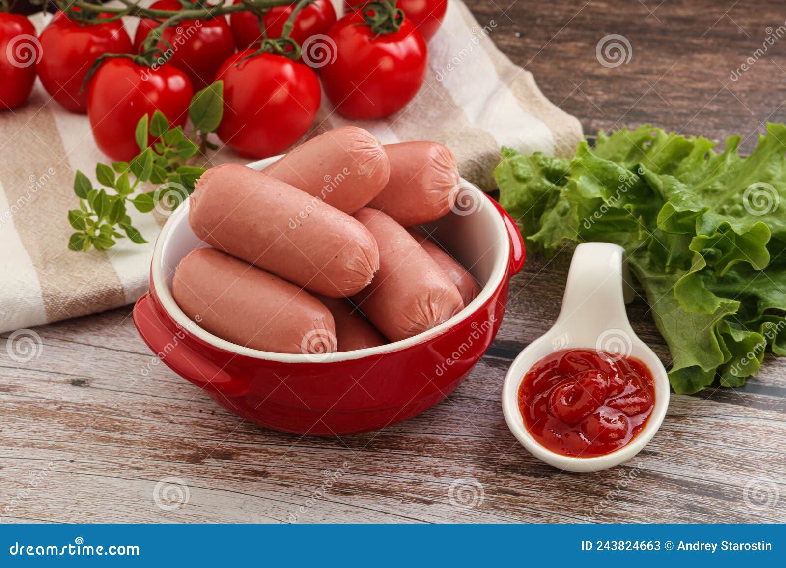 Mini Baby Sausages for Breakfast Stock Image Image of barbecue, meat