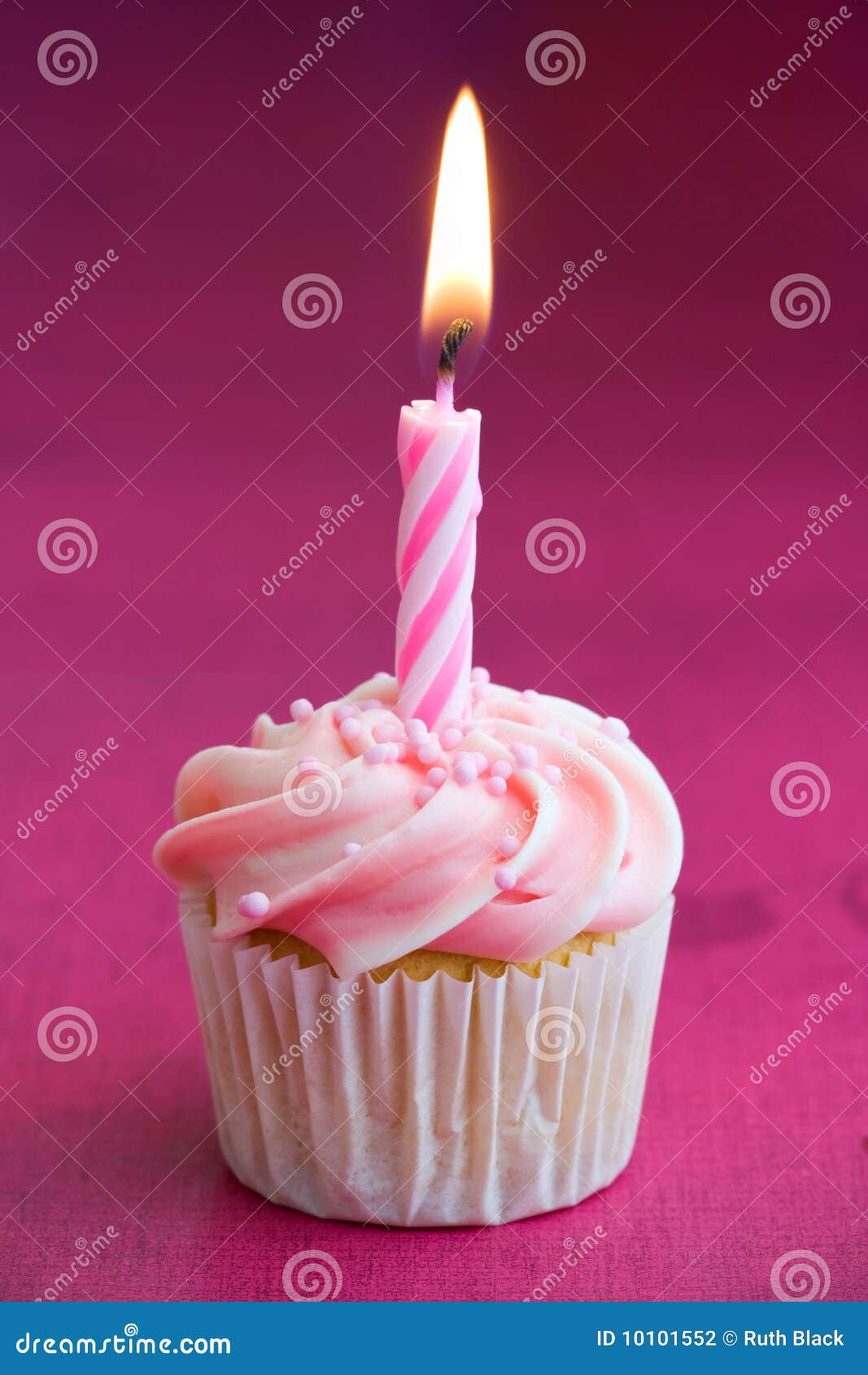 Mini birthday cupcake stock photo. Image of copy, cupcake 10101552