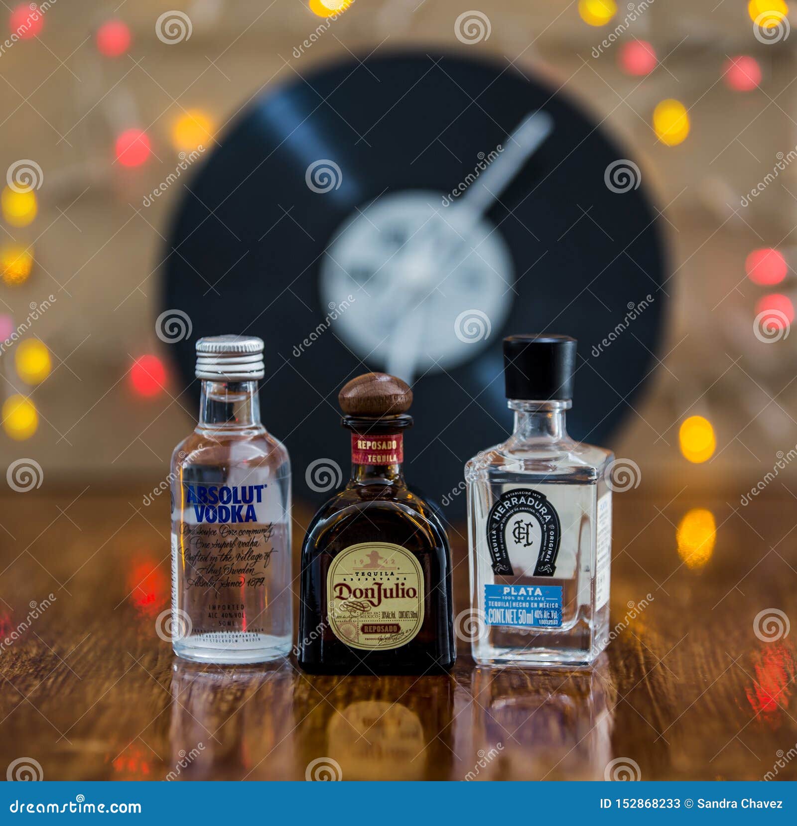 Mini Bottles of White Tequila, Reposado and Vodka Editorial Stock Photo -  Image of vodka, alcohol: 152868233