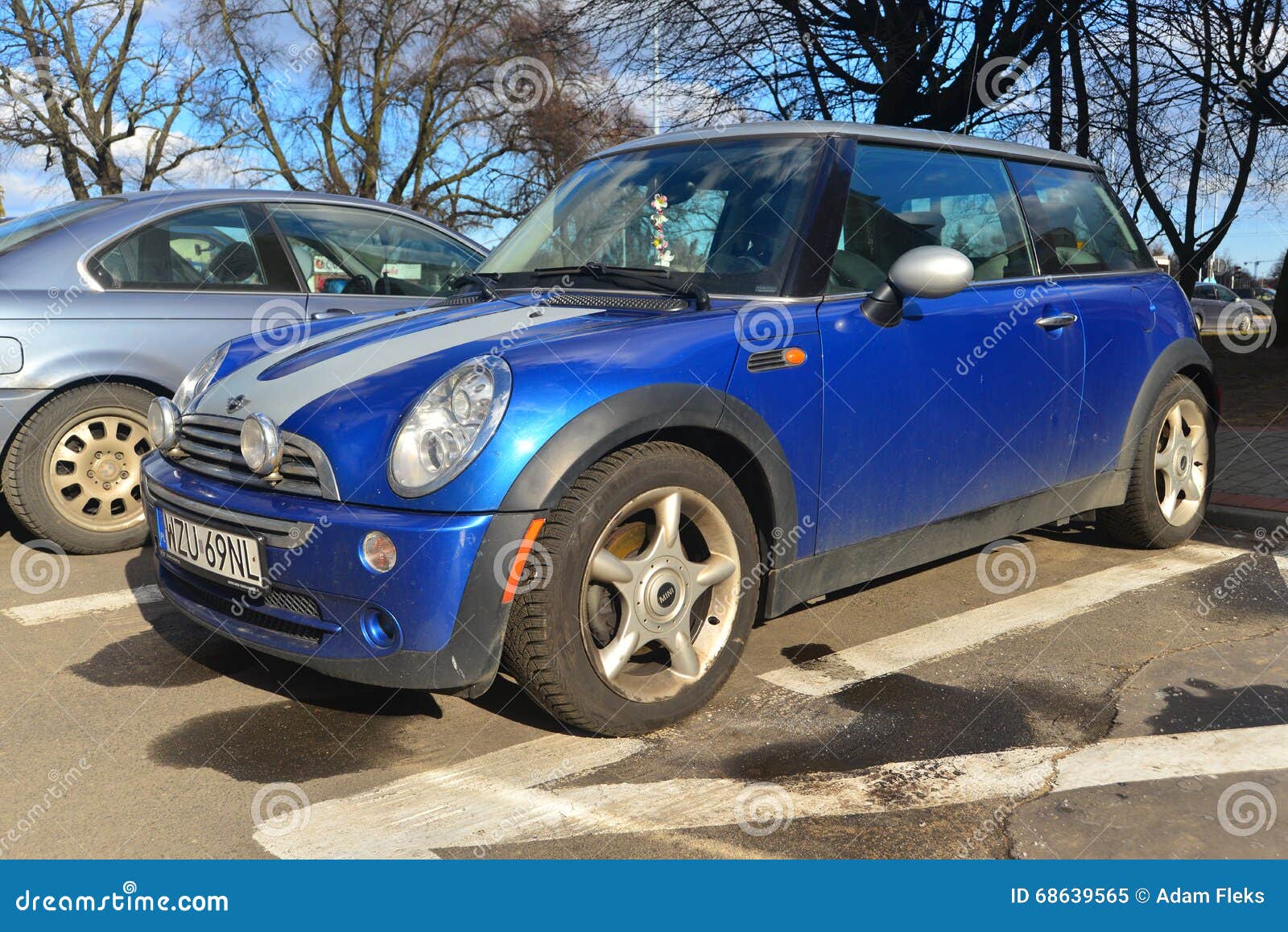 Mini Cooper Parked in Gdansk, Poland Editorial Image - Image of ...