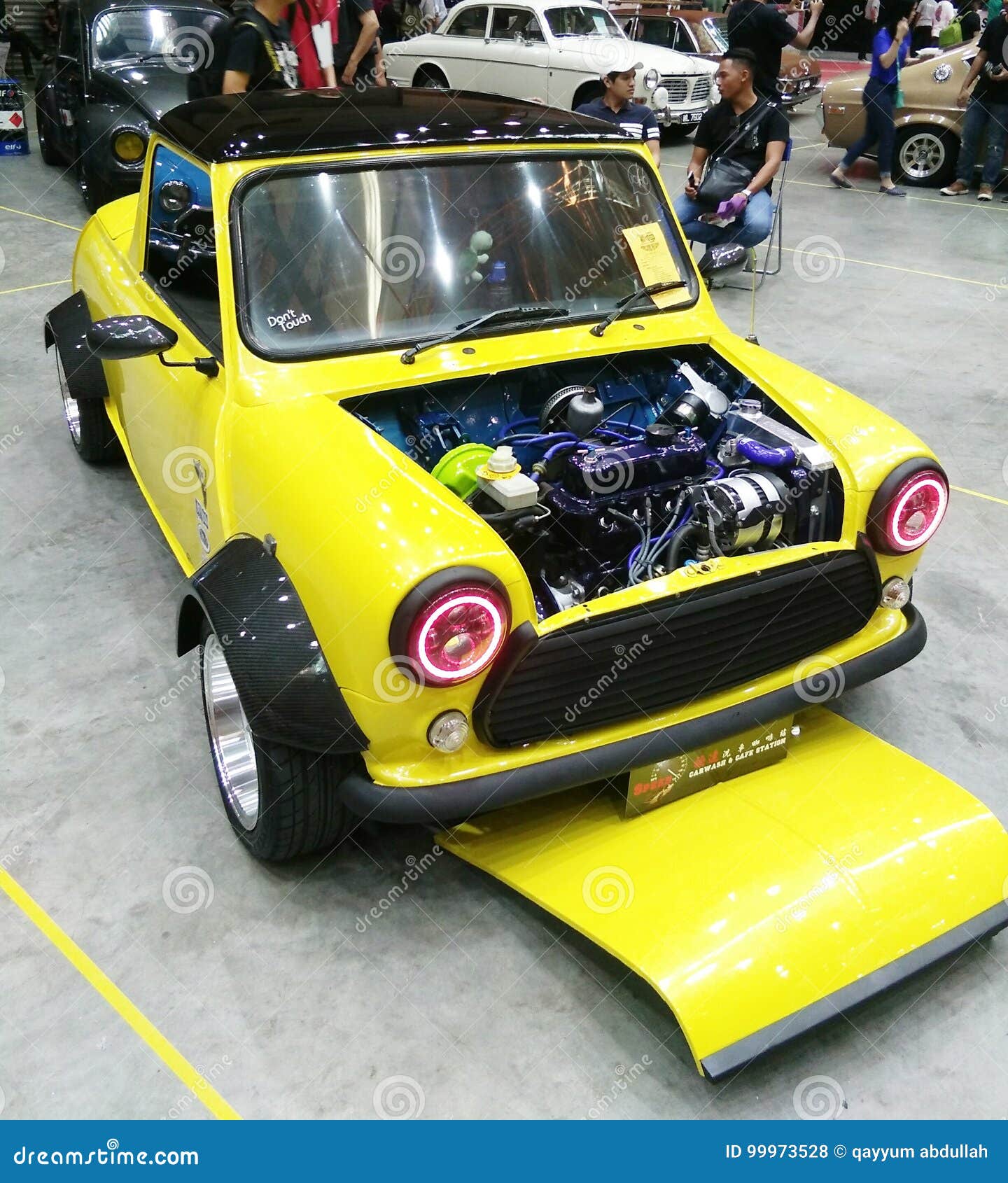 Mini copper modified editorial stock photo. Image of yellow 99973528