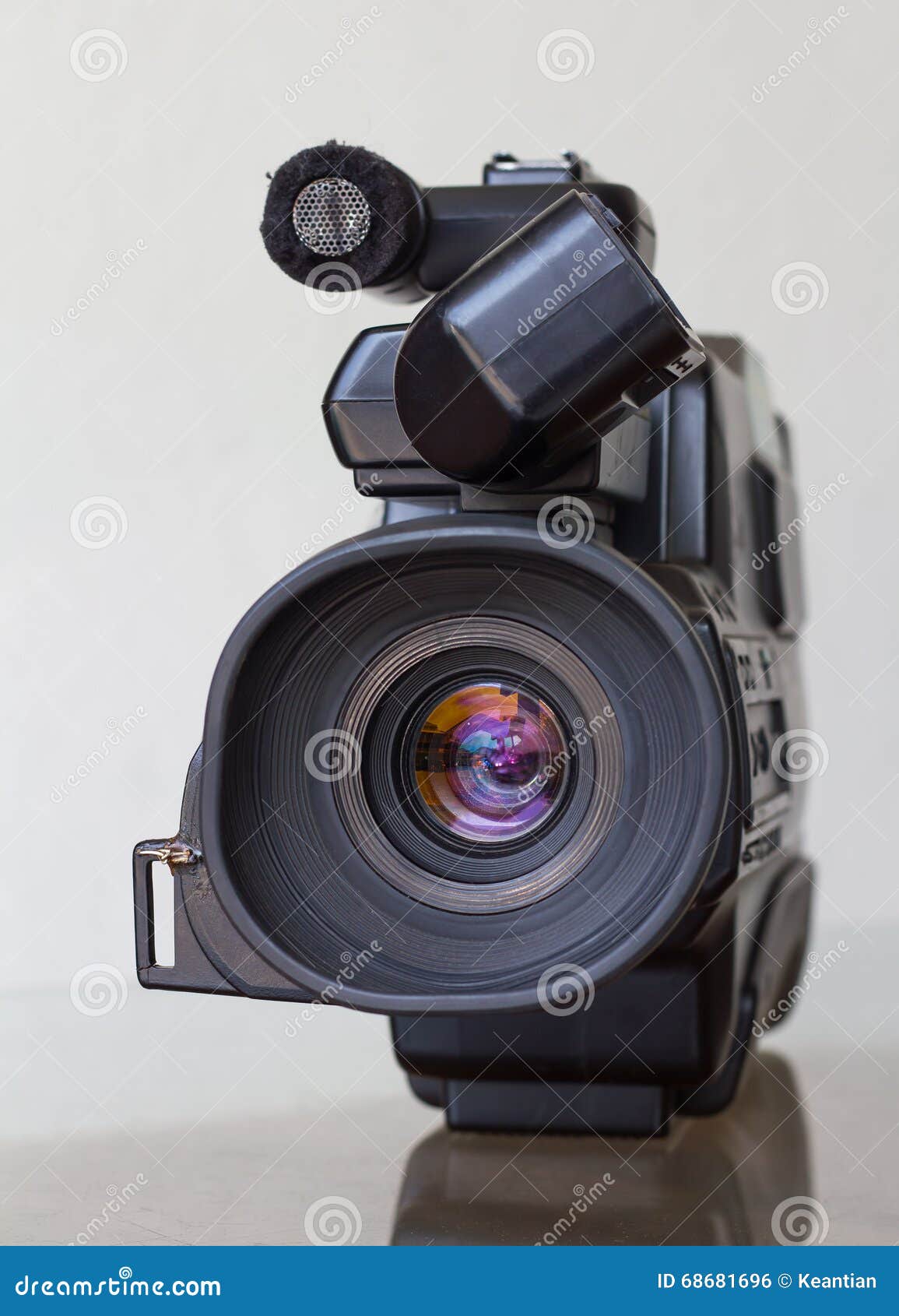 Mini dv camera damaged. stock photo. Image of isolated 68681696