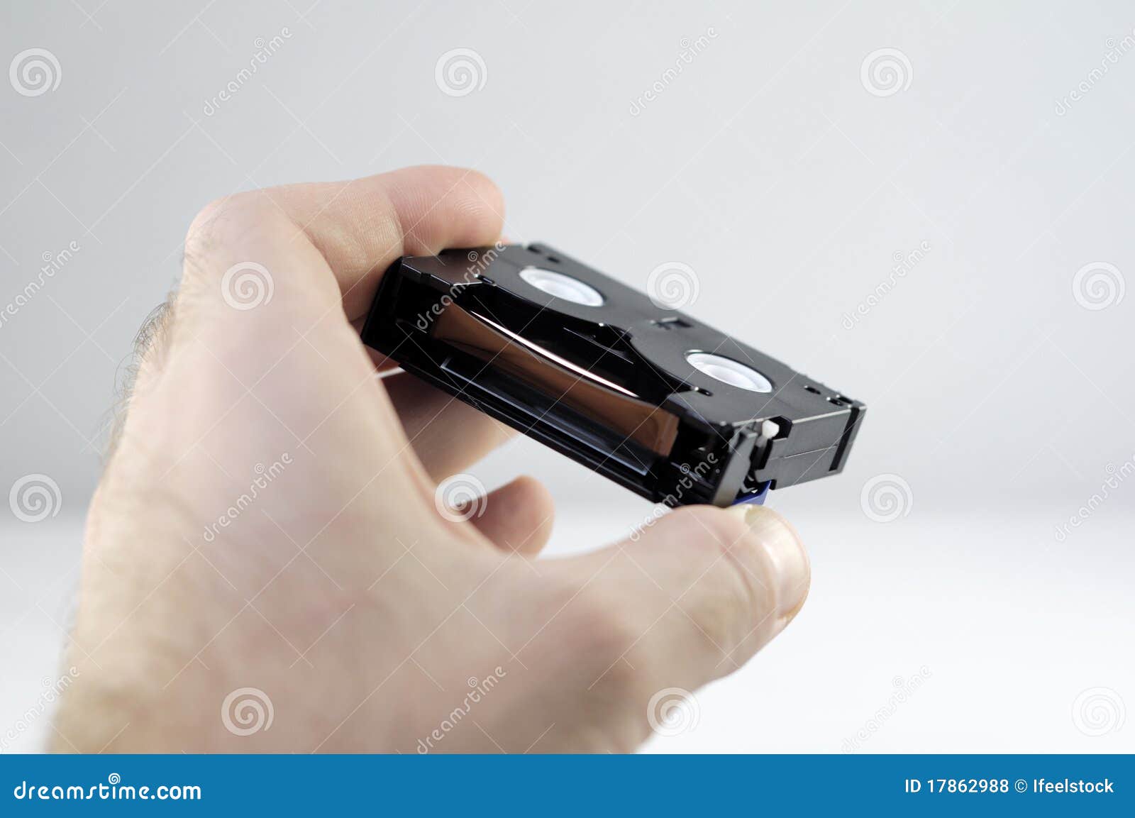 Mini DV Cassettes in a Hand Stock Photo Image of frame, record 17862988