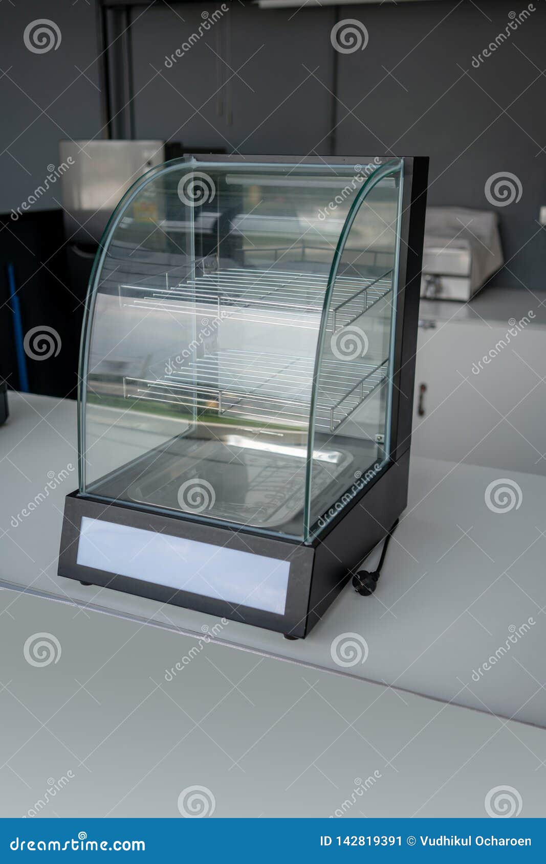 Mini Food Warmer Isolated on White Table Stock Image Image of