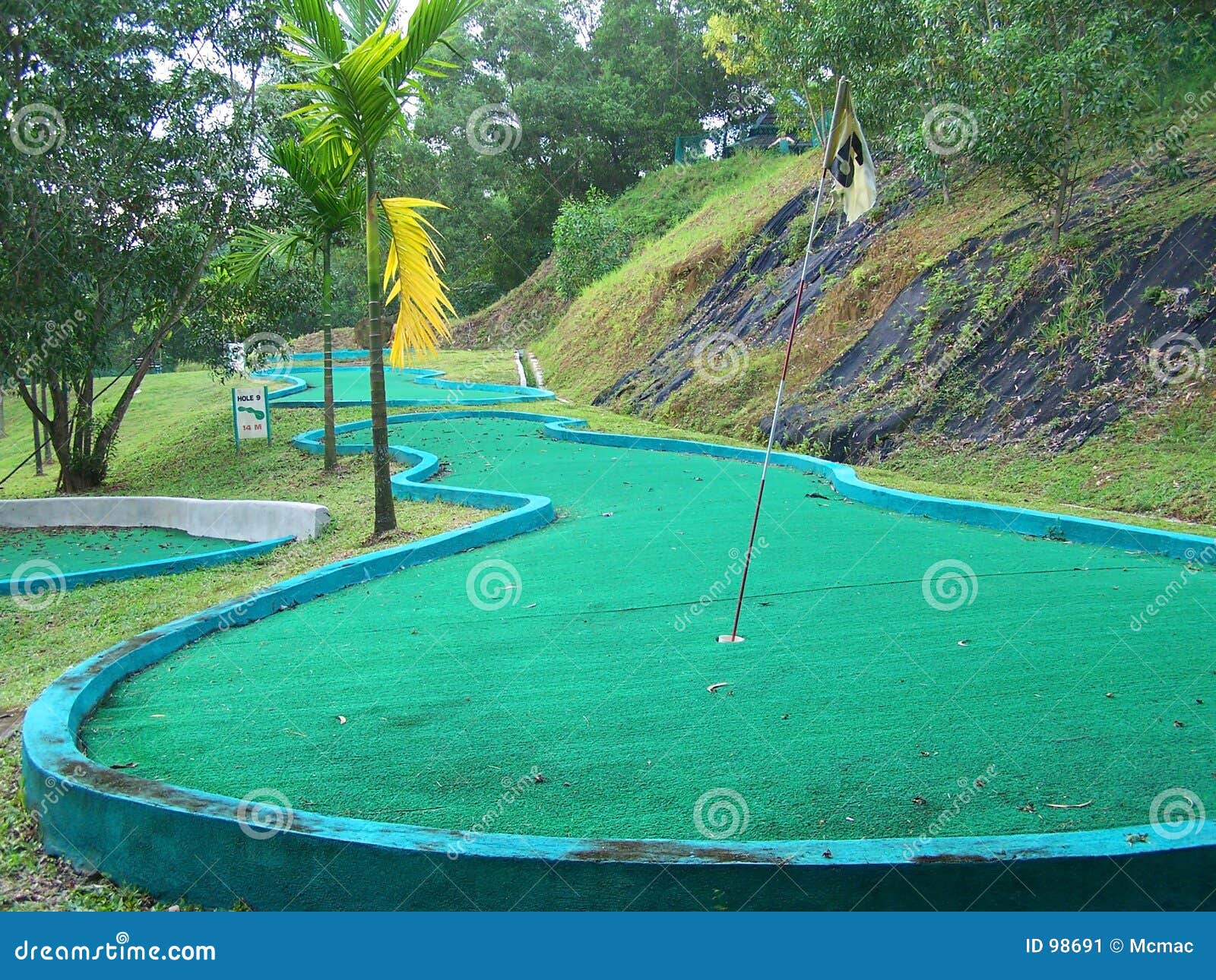 Mini Golf Course stock image. Image of sport, park, golf 98691