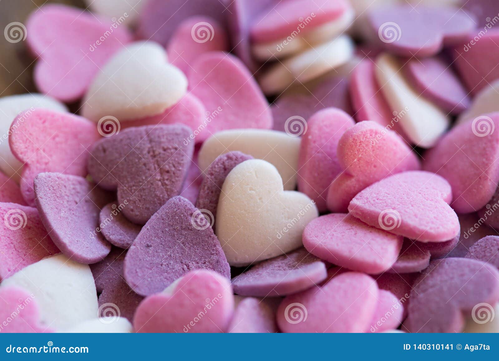 Mini Heart Sprinkles Cake Decotation Stock Image Image of dessert