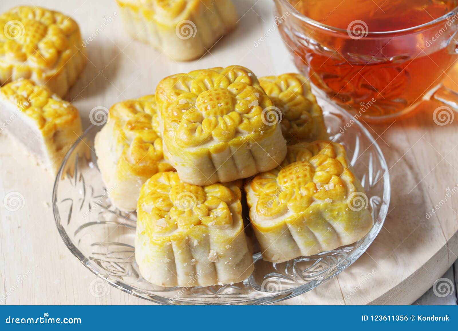 Mini Mooncake Gateau Traditionnel Chinois Photo Stock Image Du Traditionnel Remplissage