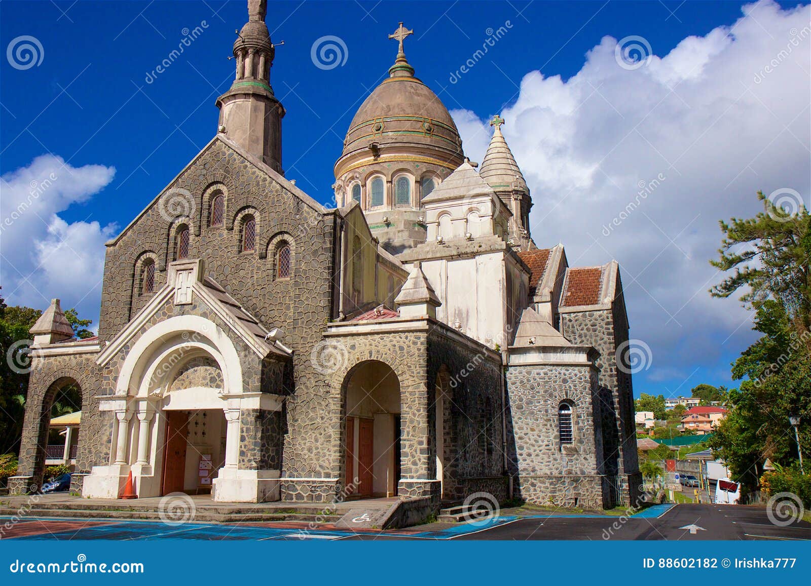 Mini Sacre Couer in Martinique Stock Photo Image of catholic