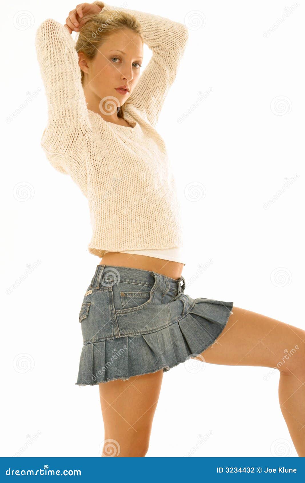 Mini skirt portraits stock photo. Image of girl, posing 3234432