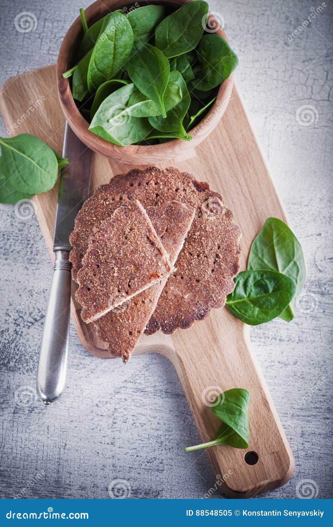 Mini Spinach Pie stock image. Image of indoors, portion 88548505