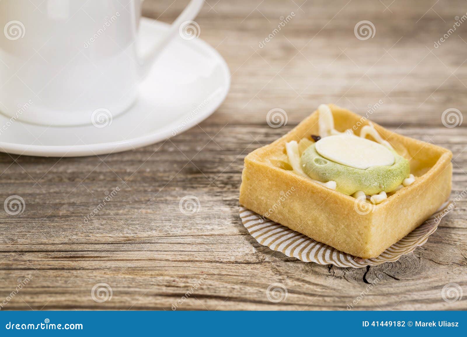 Mini Tart with Espresso Coffee Stock Photo Image of dessert, cookie