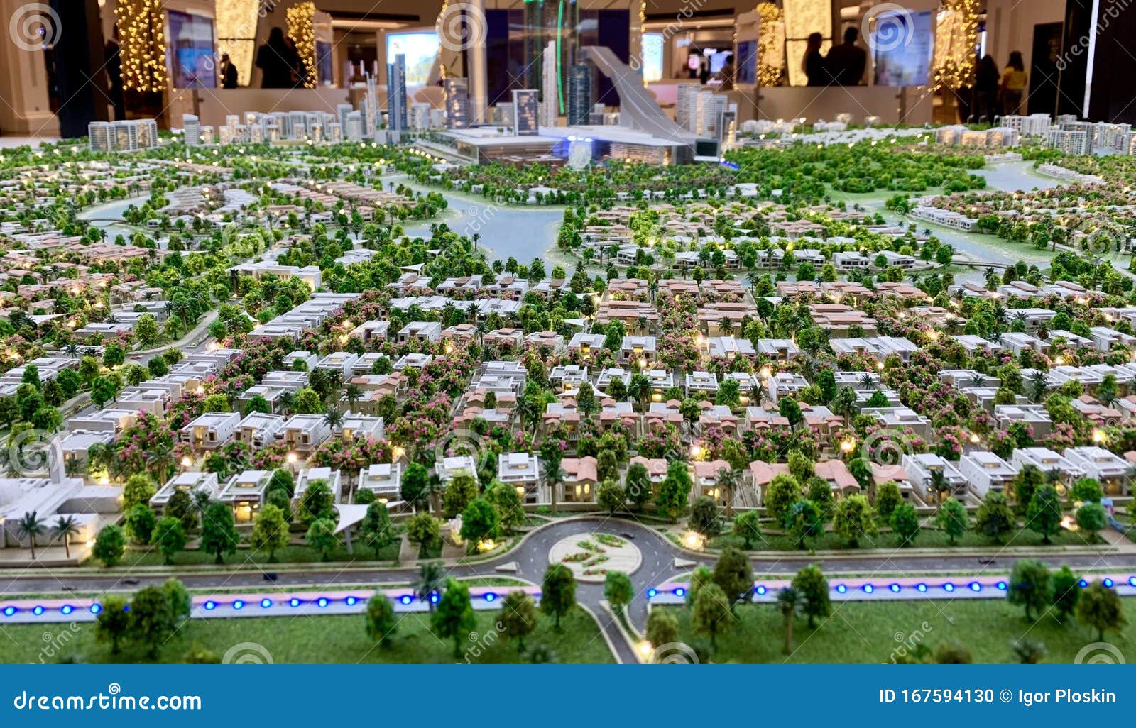 Miniature city in dubai stock photo. Image of business 167594130