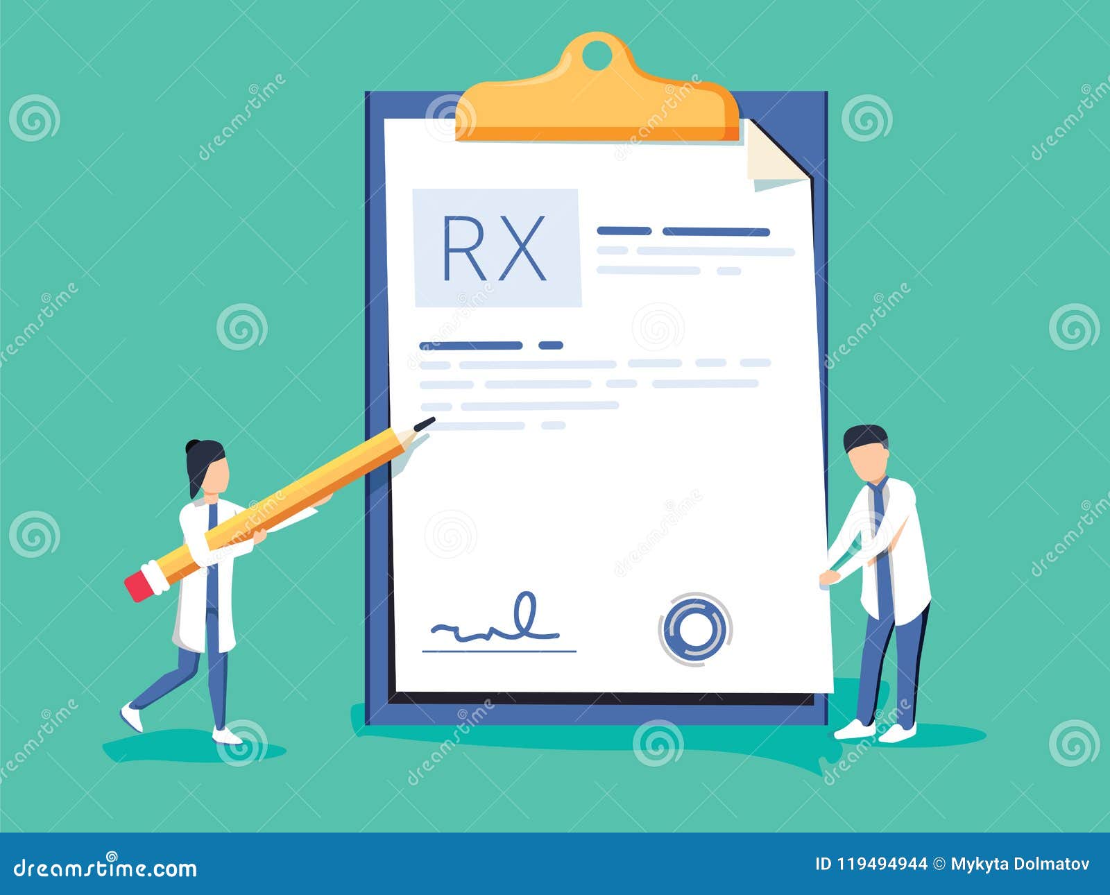 Doctor Writing Prescription Stock Illustrations – 29,29 Doctor