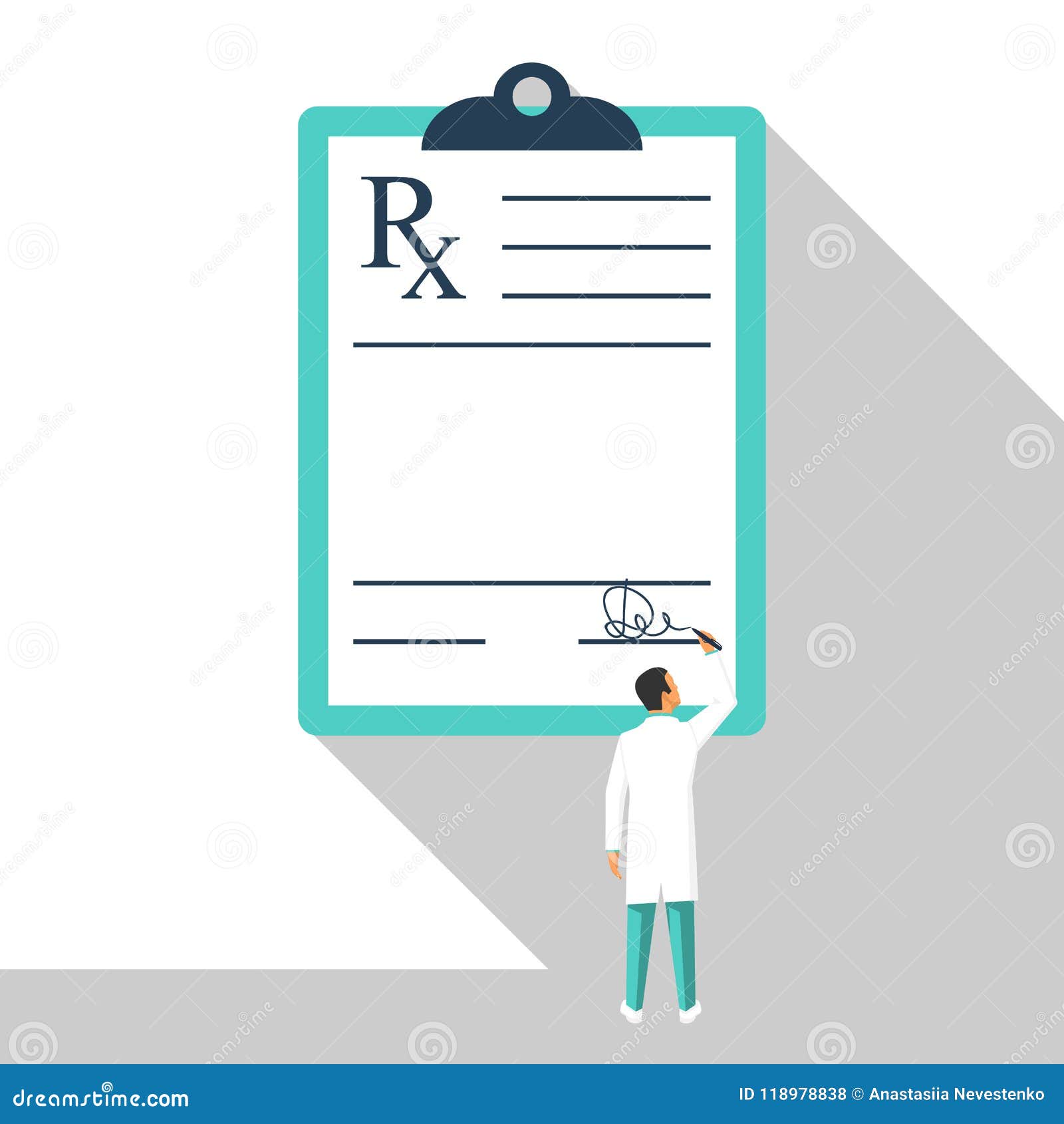 Doctor Prescription Pad Template from thumbs.dreamstime.com